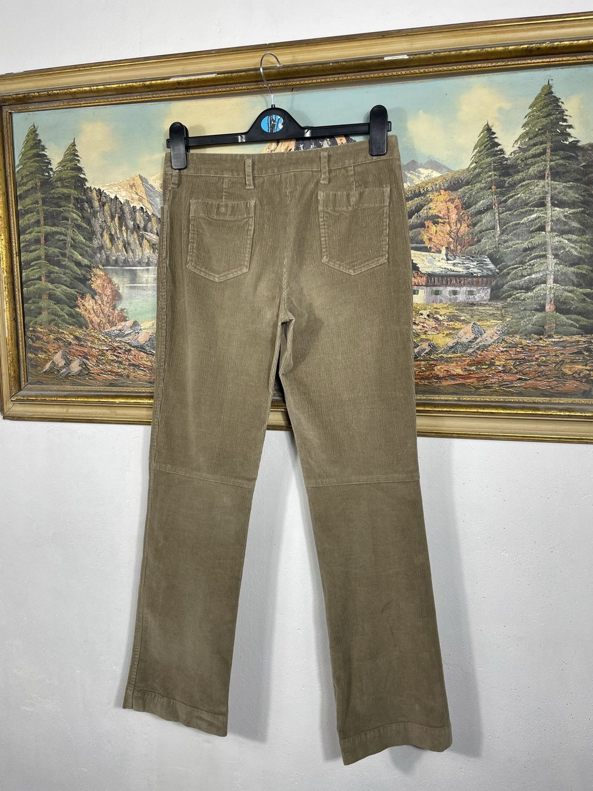 Prada Prada Vintage Y2k Brown Corduroy Trousers Pants Red Tab Size 28" / US 6 / IT 42 - 7 Thumbnail