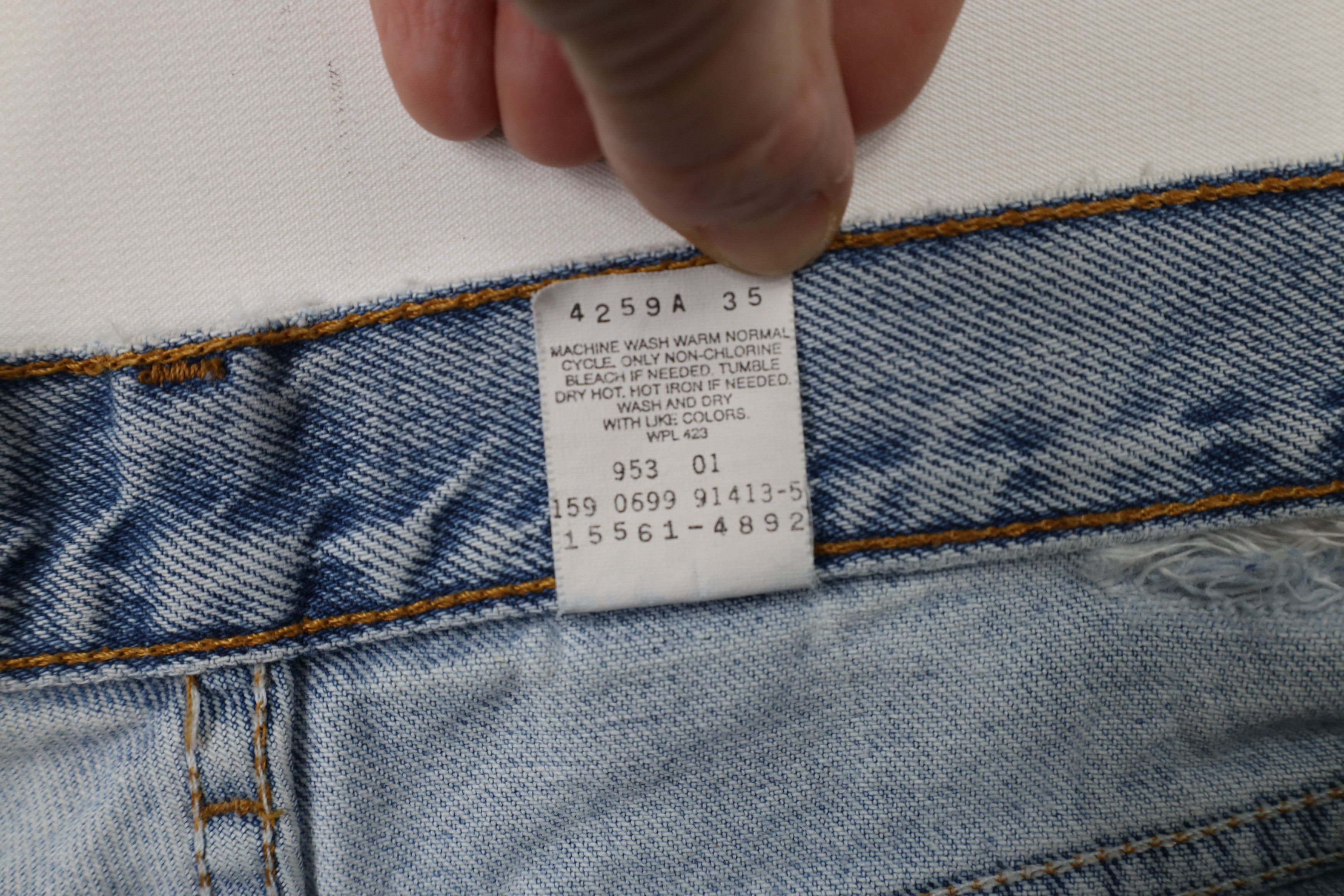 Levi's × Vintage Vintage 90s Levis 560 Fit Straight Leg Denim Jeans Blue Size 34" / US 12 / IT 48 - 10 Thumbnail
