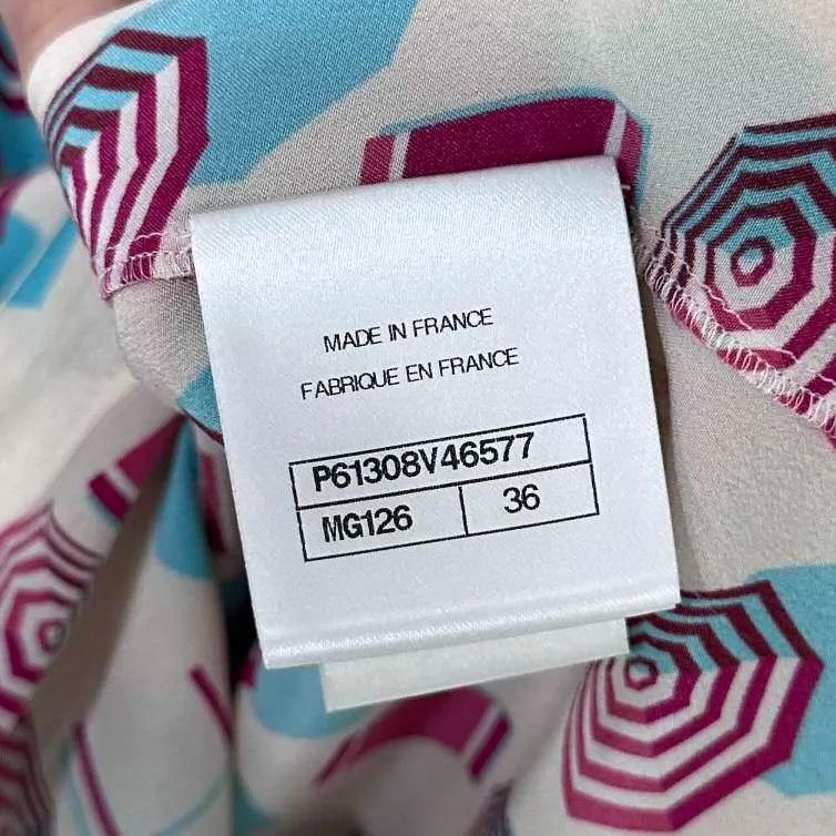 Chanel Chanel Show 19c beach series silk shirt Size XS / US 0-2 / IT 36-38 - 7 Thumbnail