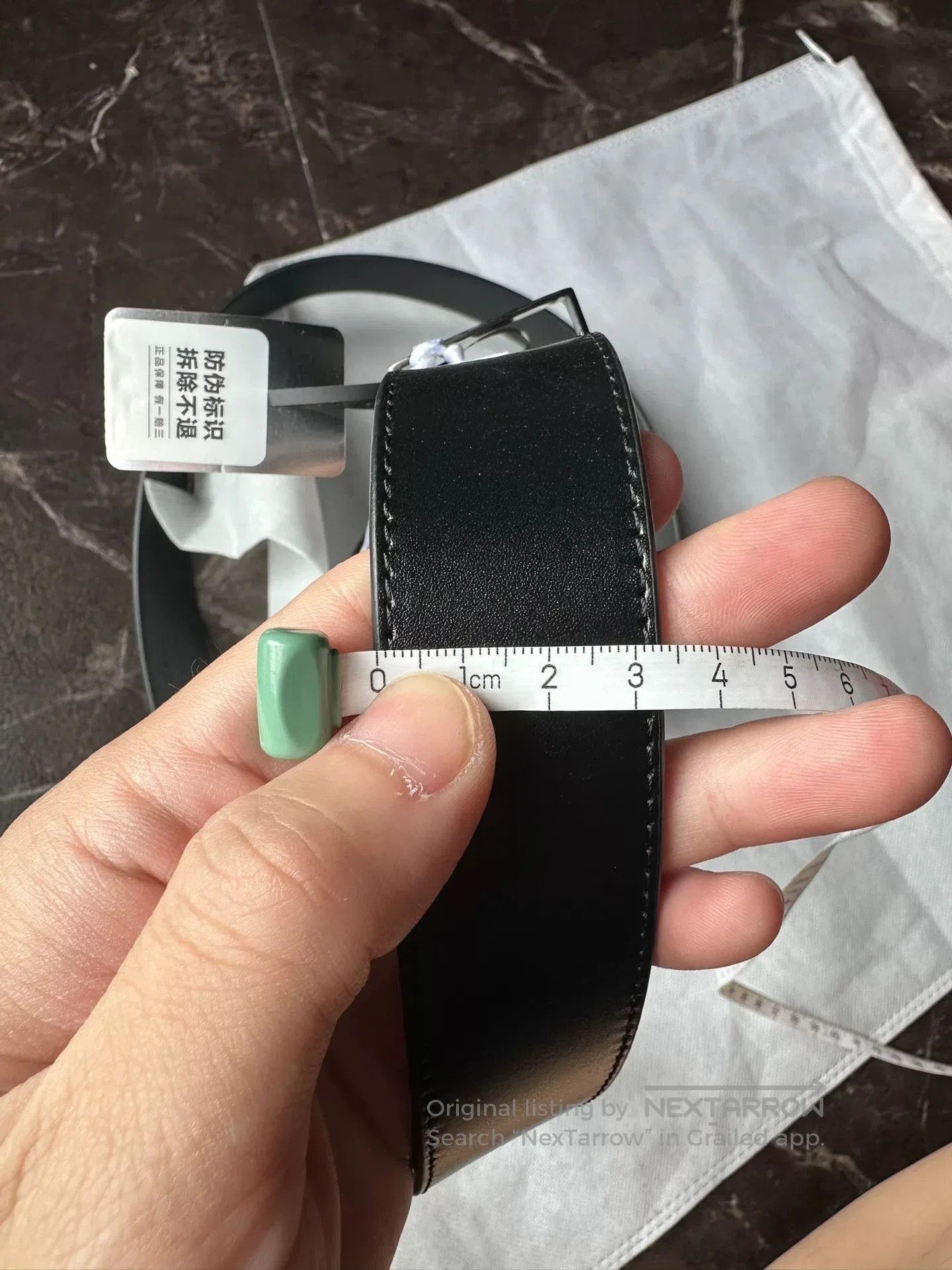 Versace Versace Men's Black Leather Belt. Size ONE SIZE - 8 Thumbnail