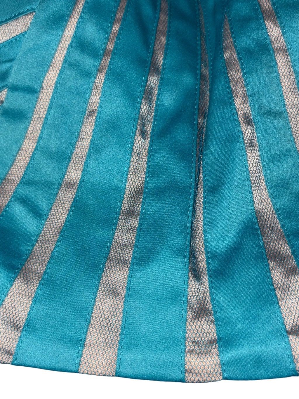 Vintage Vintage Cerulean Blue Corset & Tulle Dress Size M / US 6-8 / IT 42-44 - 3 Thumbnail