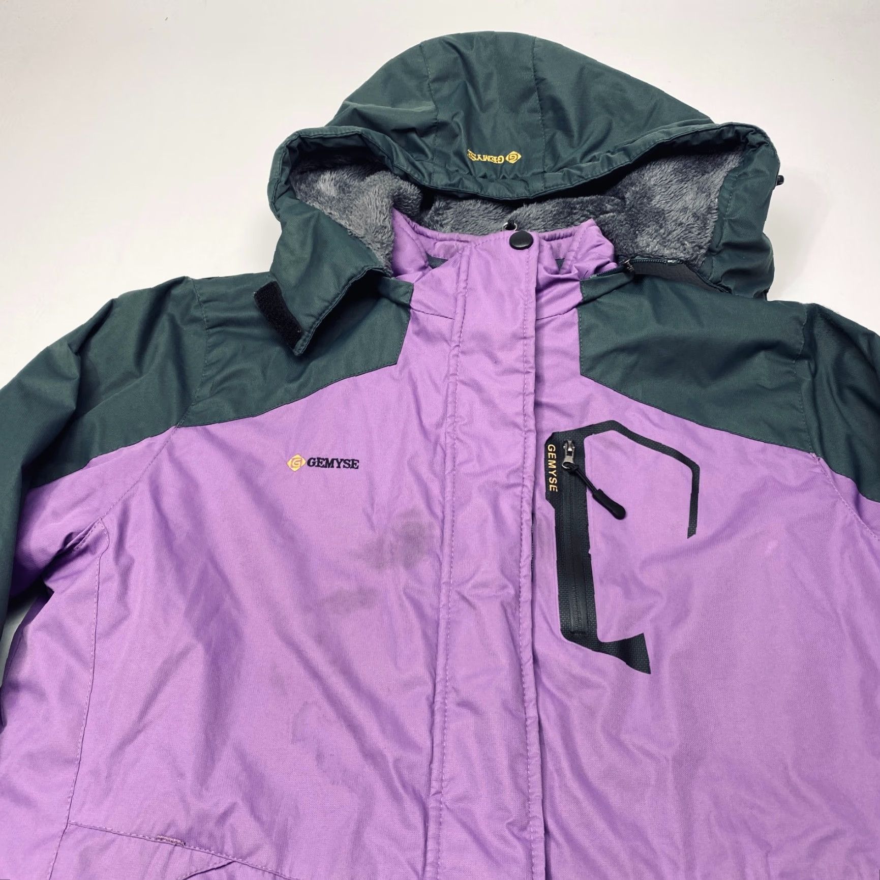 Vintage GEMYSE Ski Jacket Windproof Waterproof Snow Coat Hooded Large Polyester Winter - Women's Jacket Size L / US 10 / IT 46 - 5 Thumbnail