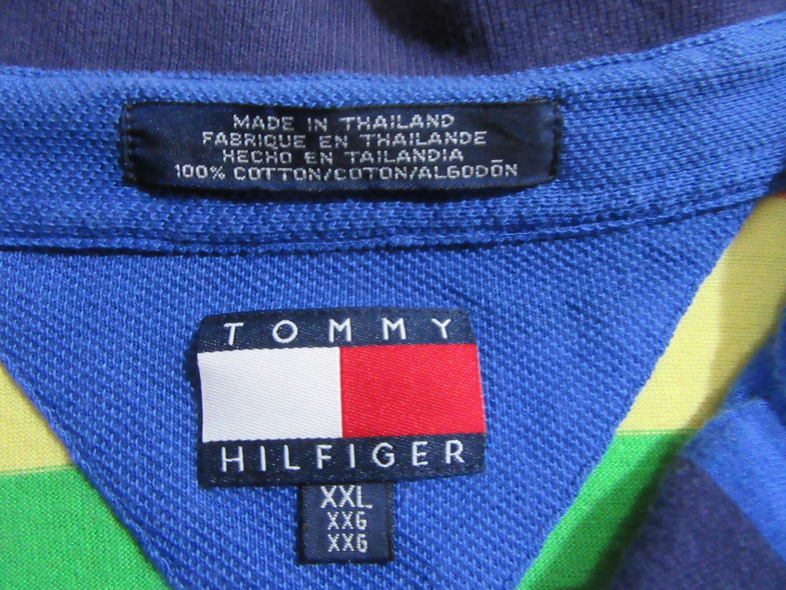 Tommy Hilfiger Tommy Hilfiger Mens Vintage Crest Logo Polo Shirt EUC XXL Size US XXL / EU 58 / 5 - 4 Thumbnail