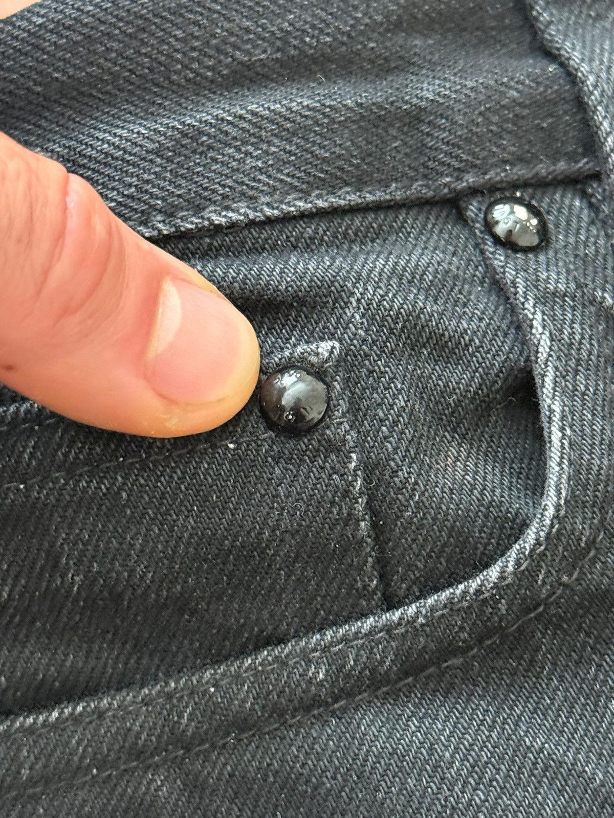 Louis Vuitton Virgil Era Japanese Black Denim Pants Size US 32 / EU 48 - 3 Thumbnail