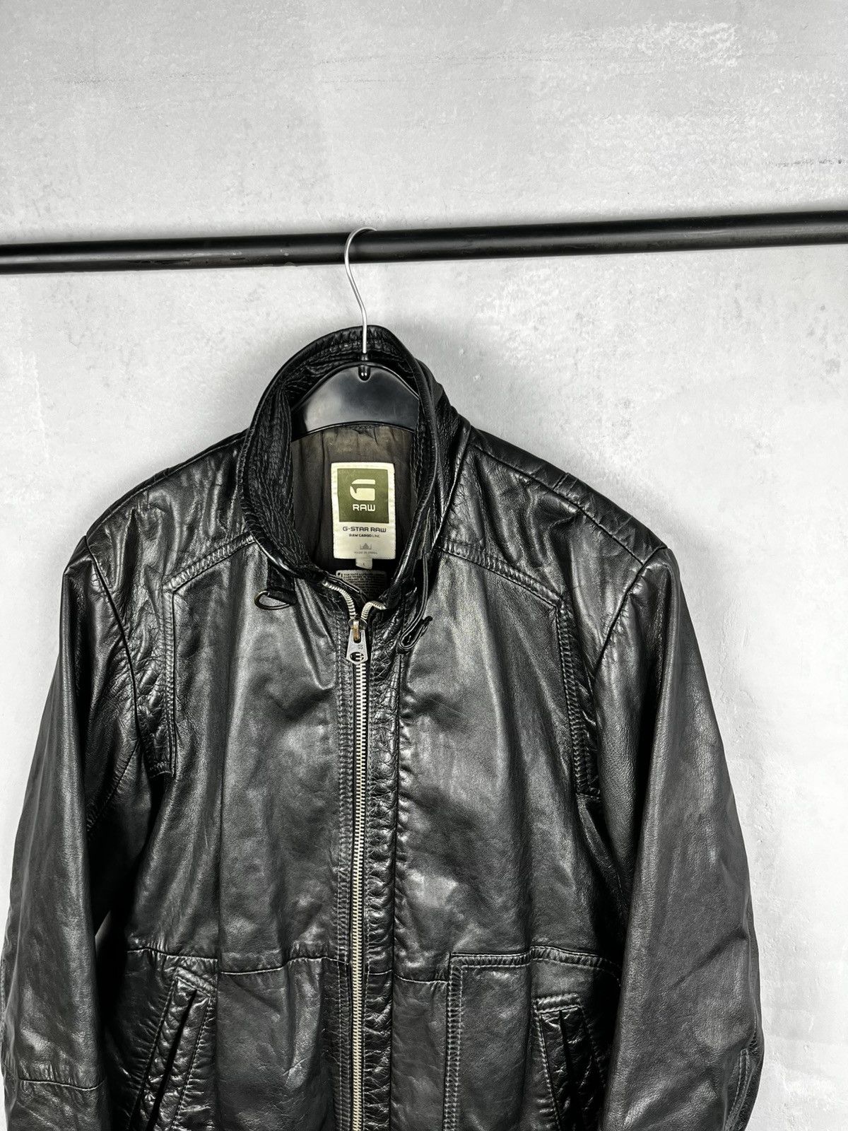 G-Star G-Star Hermans Leather Jacket Size US L / EU 52-54 / 3 - 4 Thumbnail