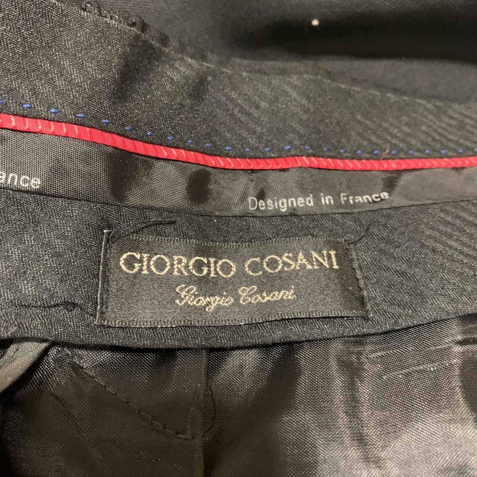 Other Giorgio Cosani Men's Black Dress Formal Pants Size 42R - 4 Thumbnail