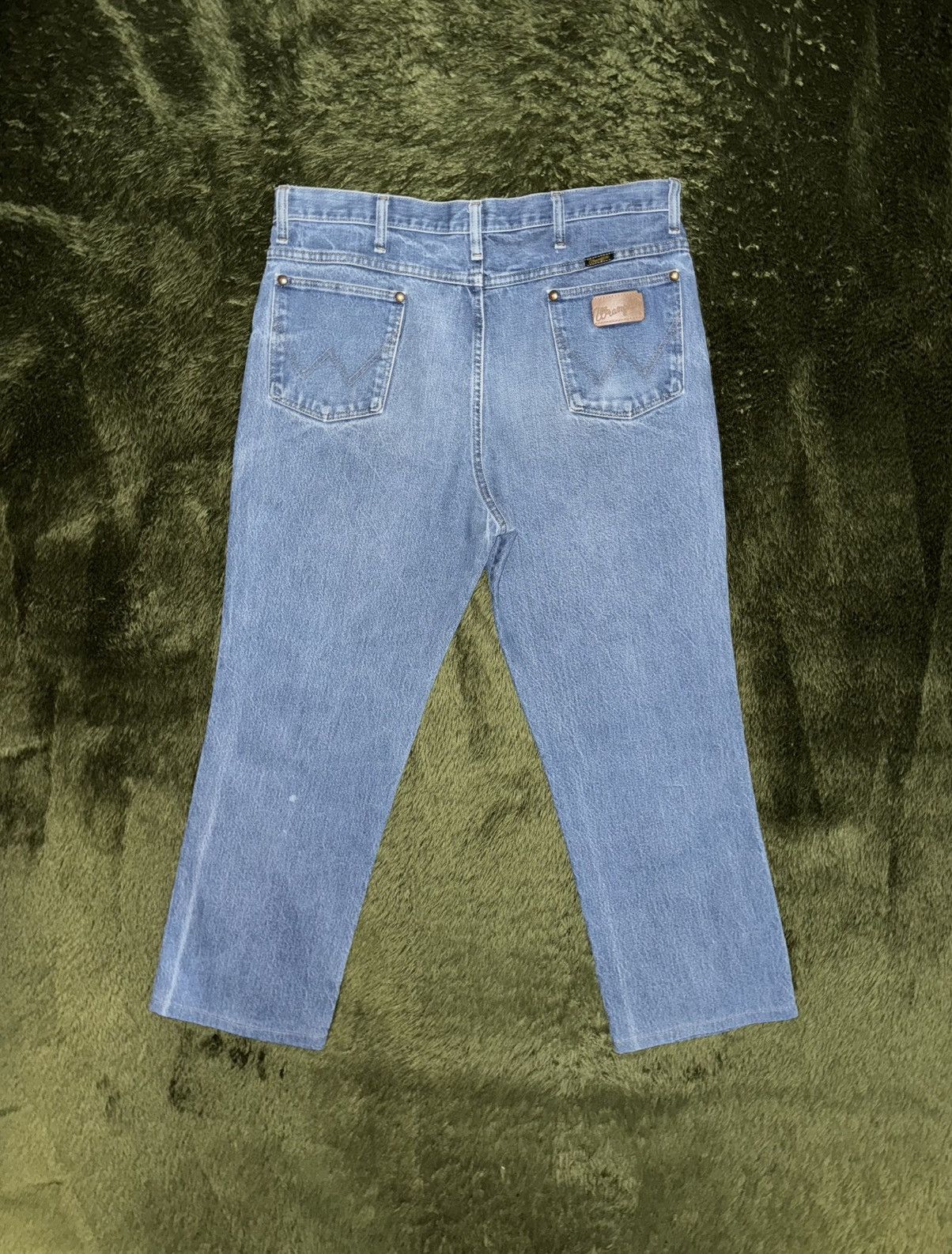 Wrangler [38X32] Wrangler USA Original Vintage Washed Denim Pants Size US 38 / EU 54 - 7 Thumbnail