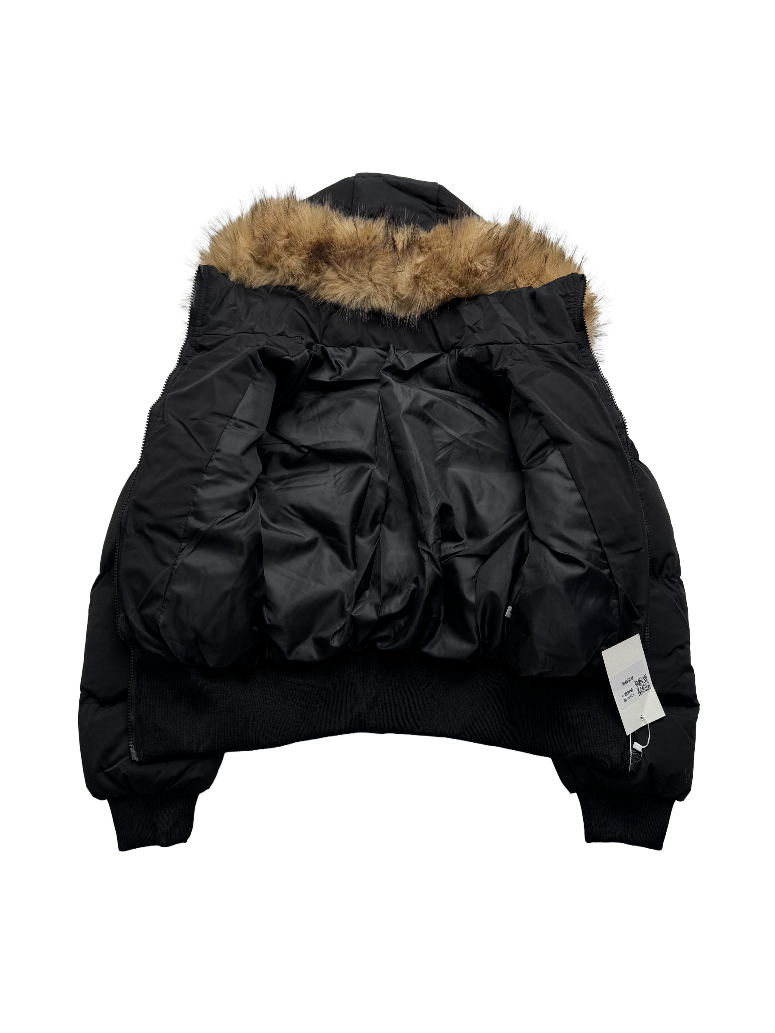 Vintage Vintage Cropped Jacket With Faux Fur Hood Size M / US 6-8 / IT 42-44 - 8 Thumbnail