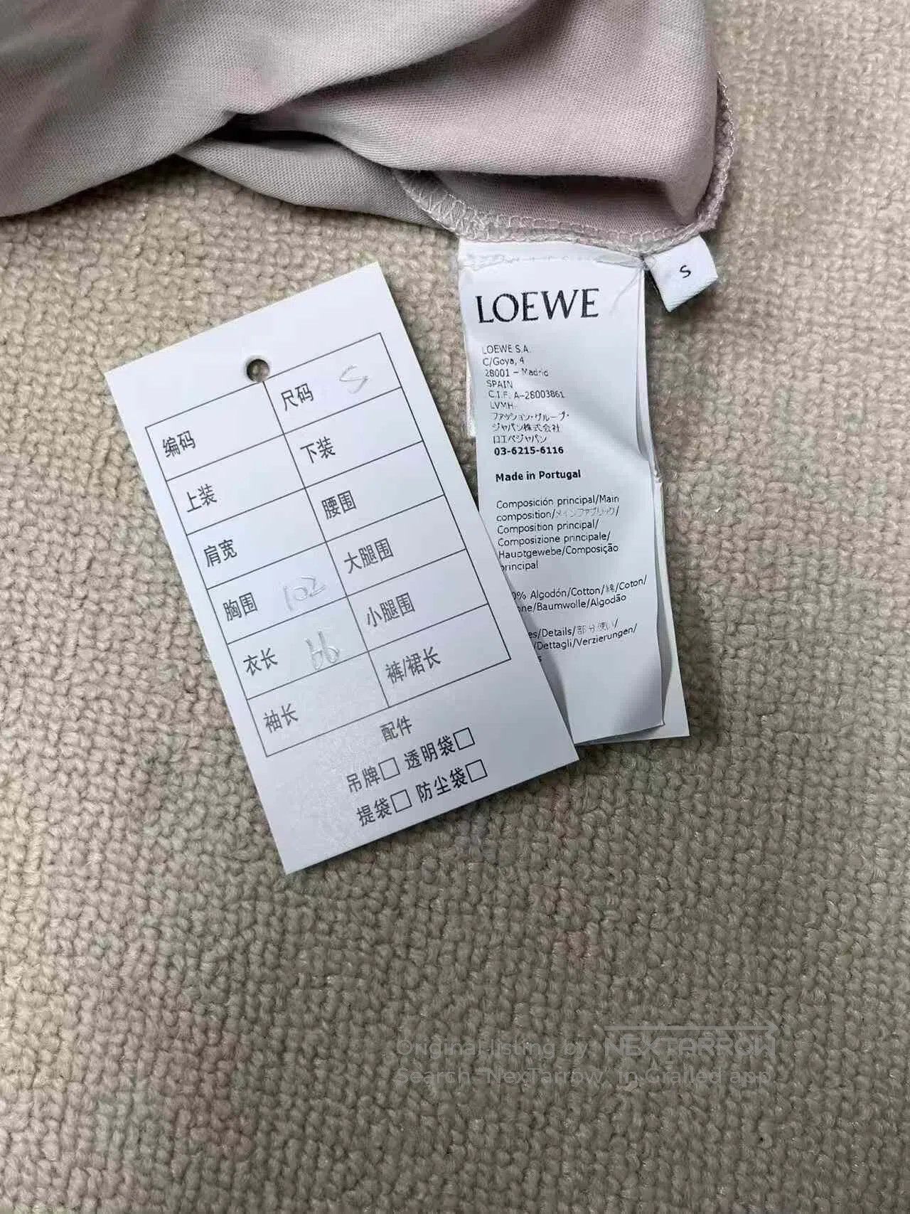 Loewe LOEWE Portrait Print Crewneck Short-Sleeve Men's. Size US S / EU 44-46 / 1 - 4 Thumbnail