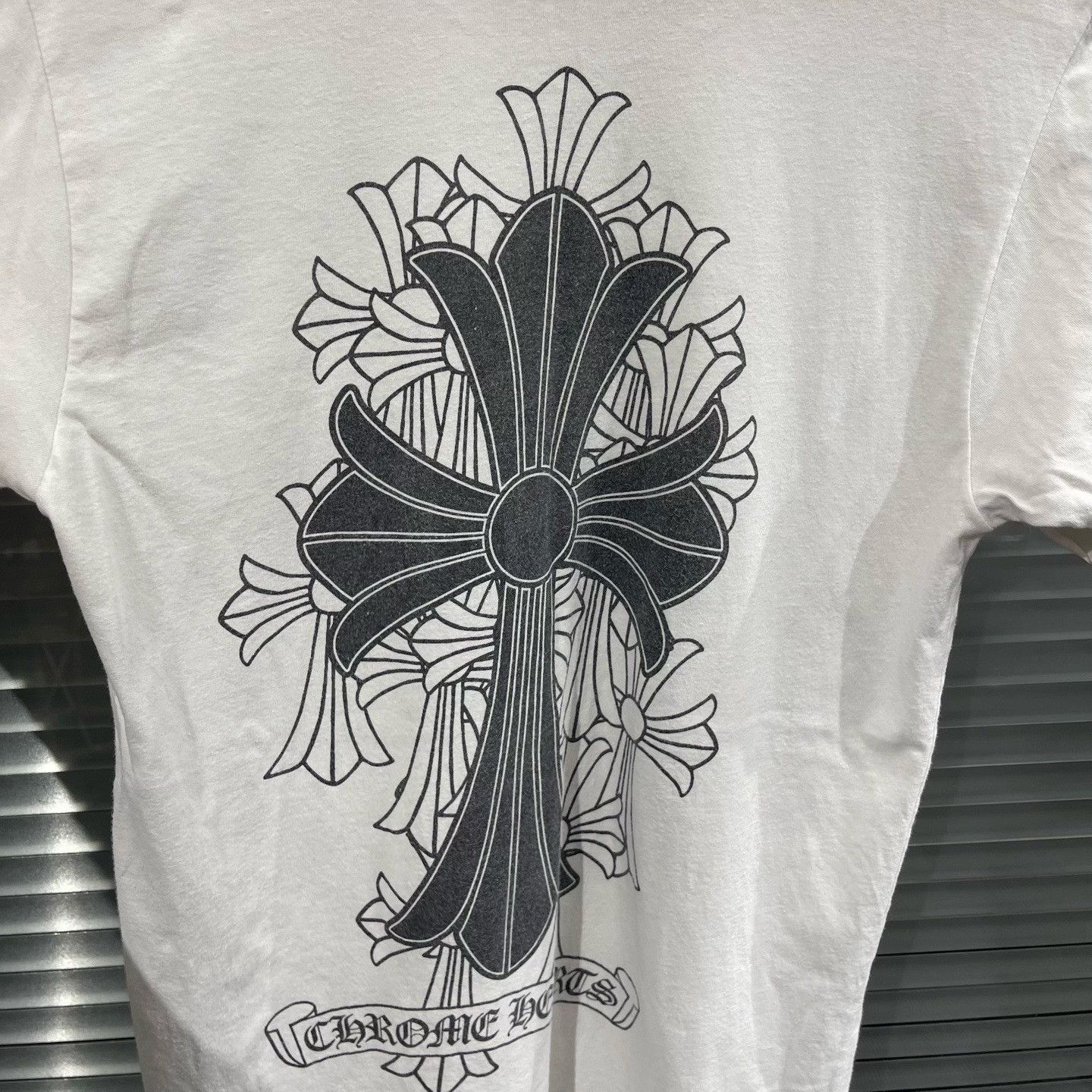 Chrome Hearts Chrome Hearts Classic Cross Print Pocket T-Shirt White Size US S / EU 44-46 / 1 - 5 Thumbnail