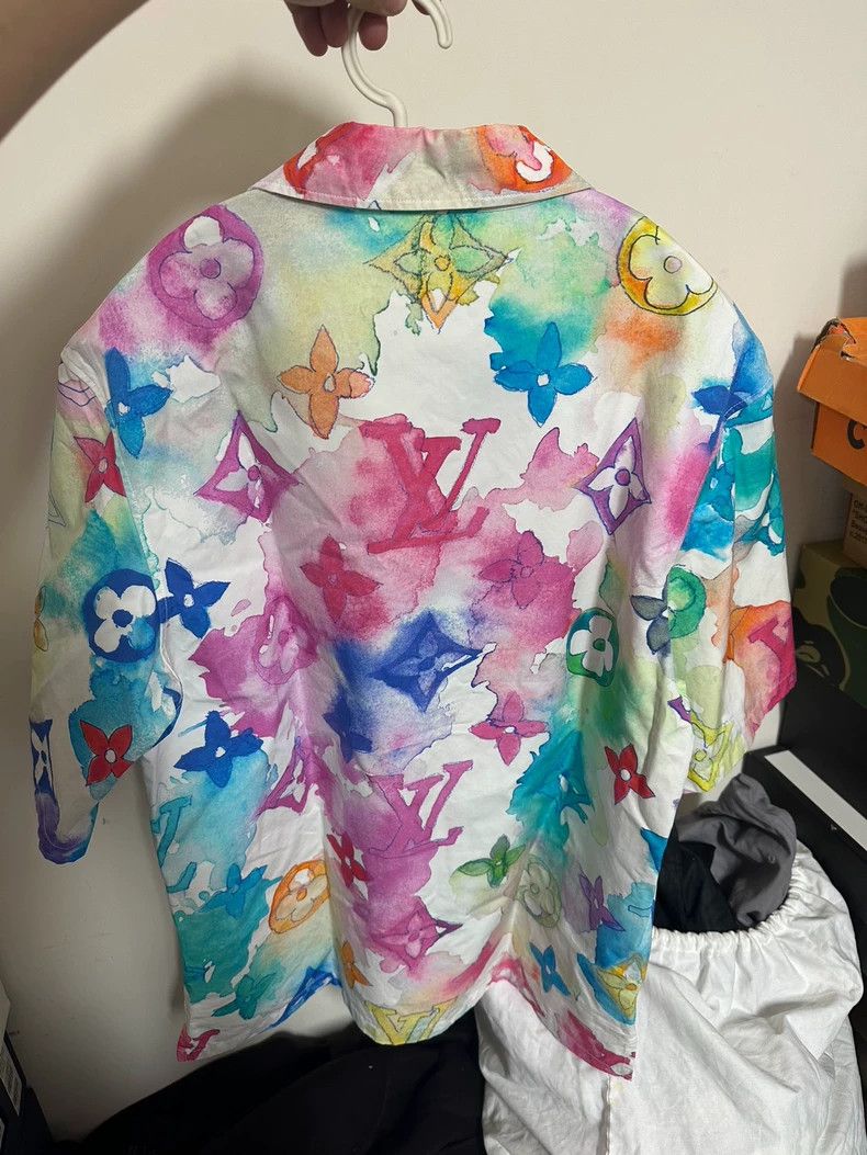 Louis Vuitton Louis Vuitton Ink Painting Series Cardigan Short Sleeve sh Size US XS / EU 42 / 0 - 2 Thumbnail