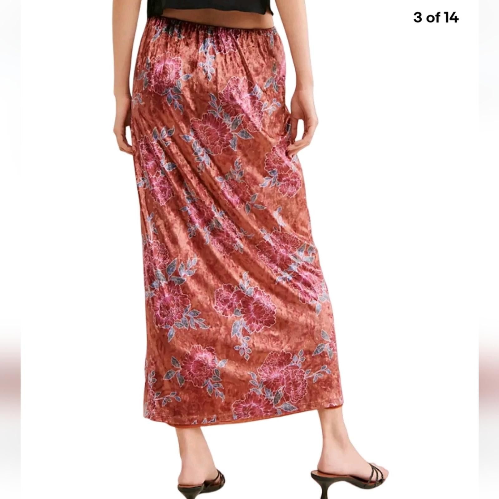Free People Free People Poets Velvet Sarong Midi Skit Size 26" / US 2 / IT 38 - 9 Thumbnail