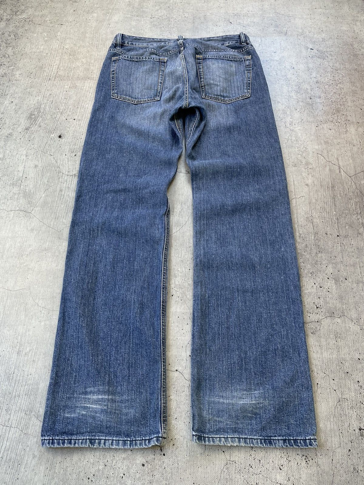 Diesel Vintage Diesel Jeans Distressed Faded Flared Wide Baggy Y2K Size US 33 - 1 Thumbnail