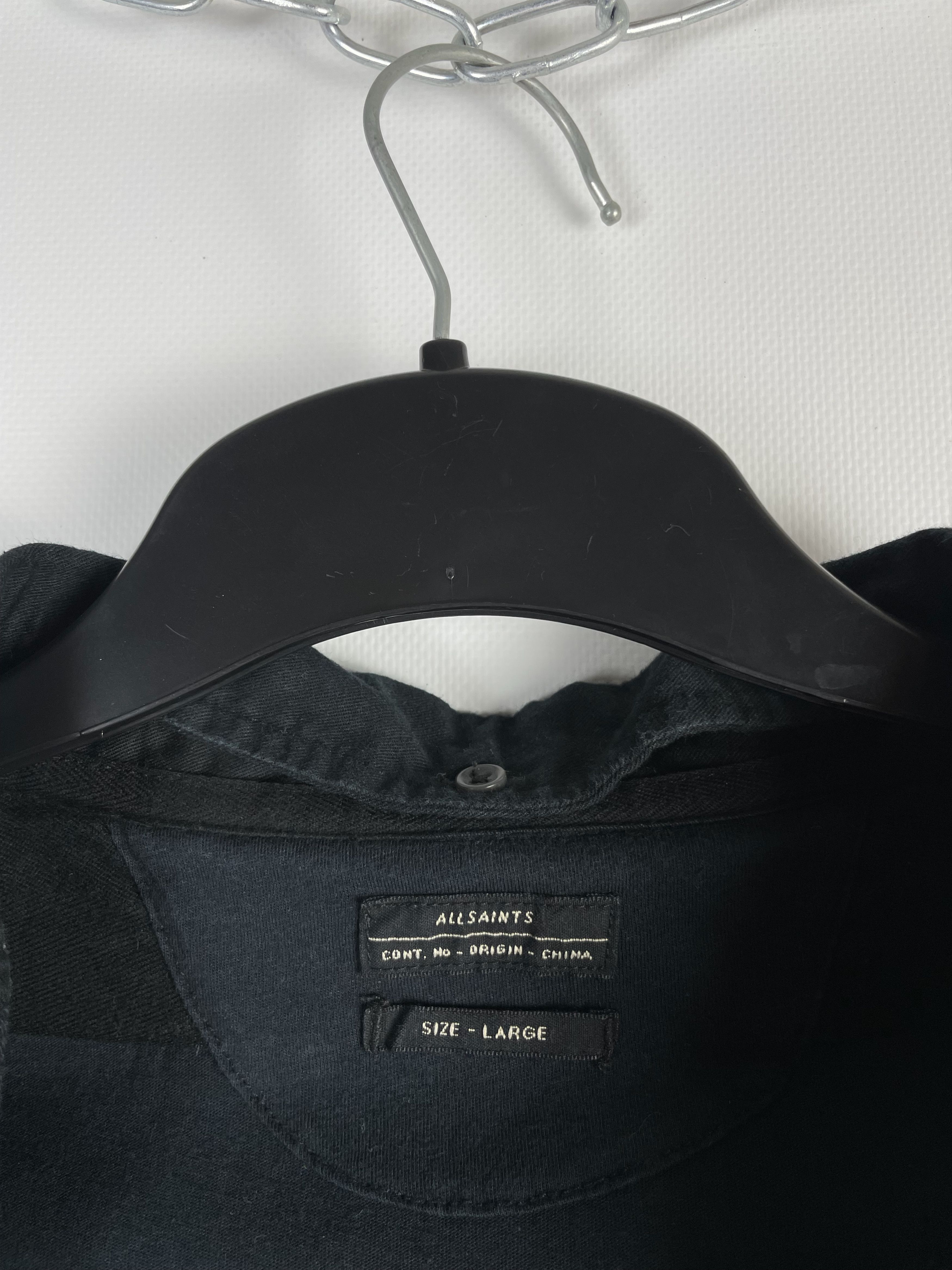 Allsaints × Vintage Vintage Y2K Allsaints T Shirt Polo Size US L / EU 52-54 / 3 - 6 Thumbnail