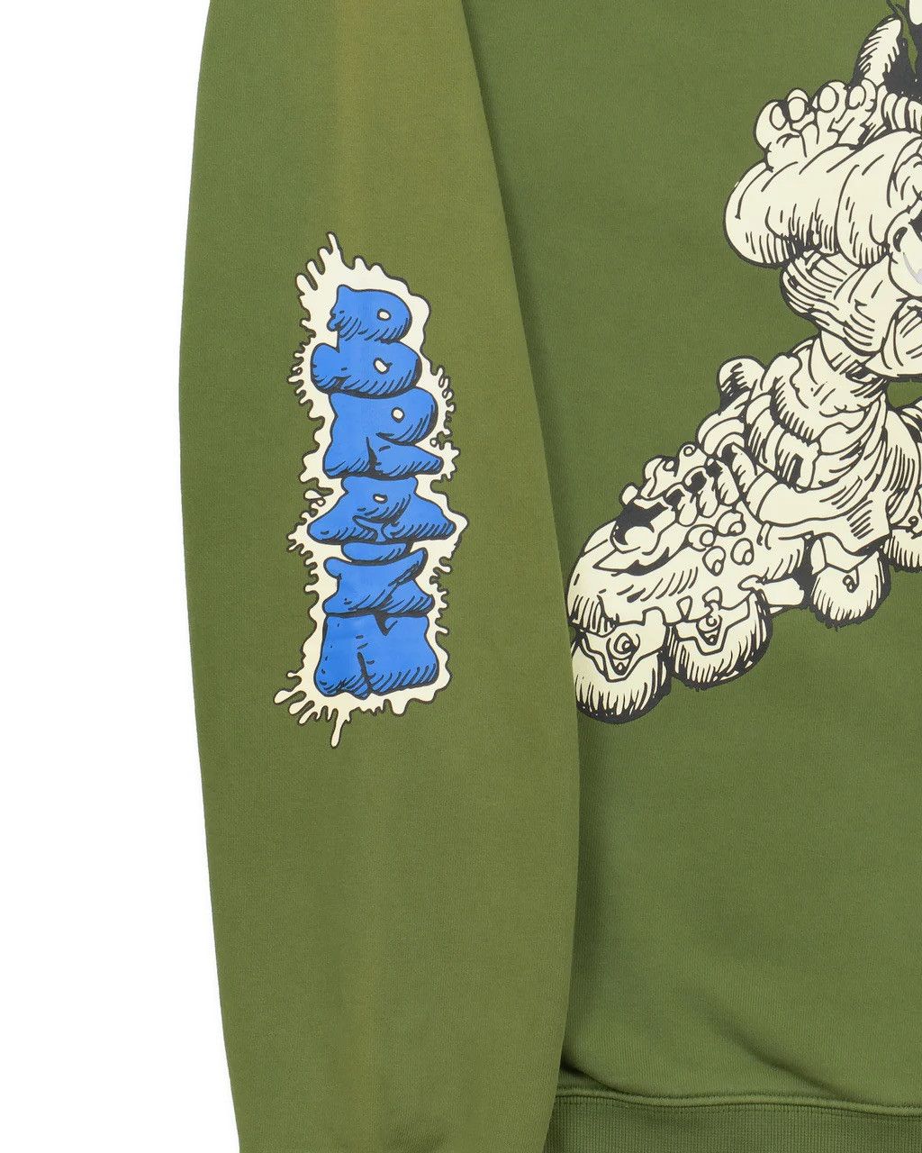 Brain Dead Brain Dead x Them Blade Enforcer Sweatshirt, Green Medium Size US M / EU 48-50 / 2 - 4 Thumbnail