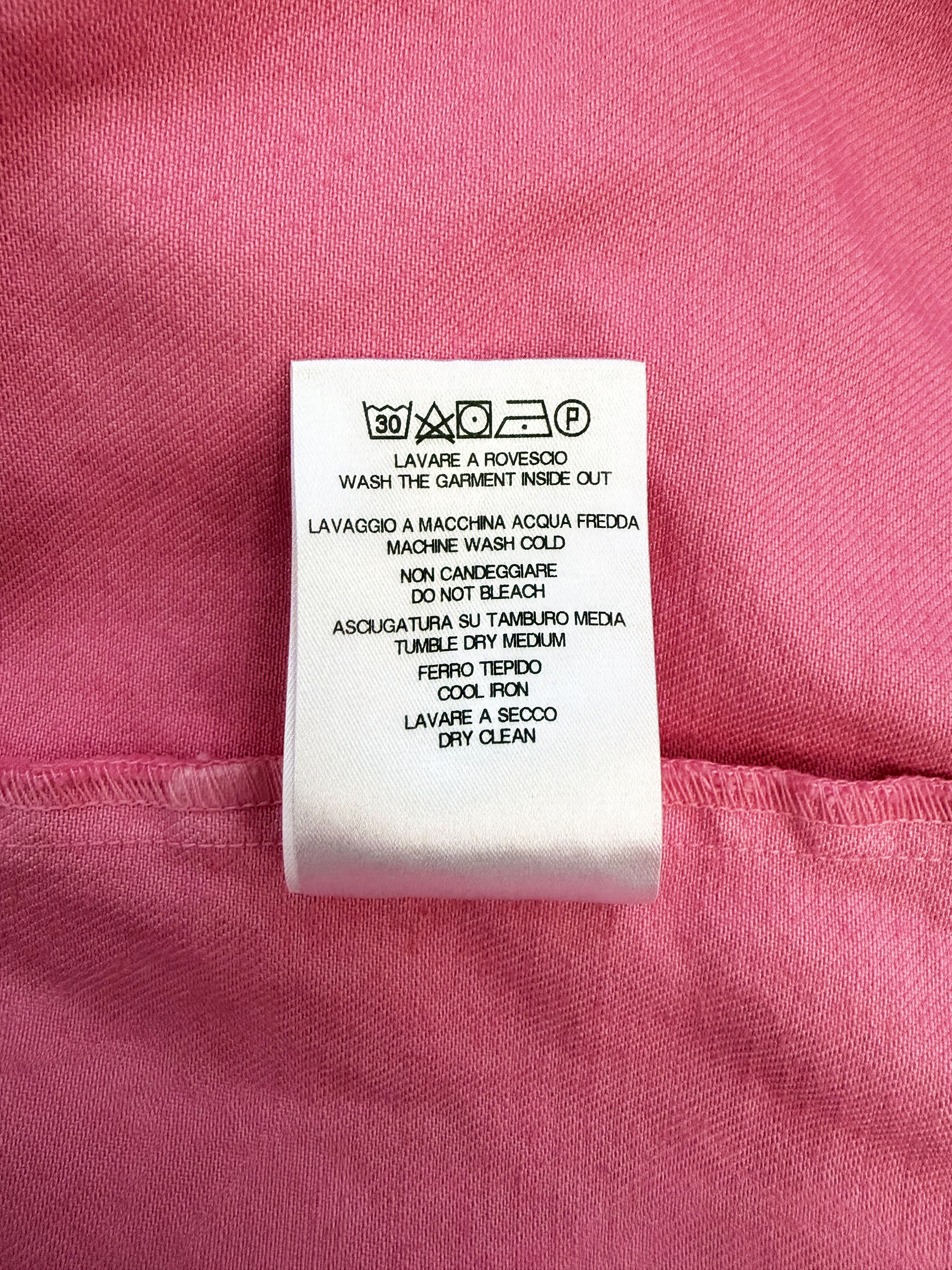 Raf Simons AW21 'Big Fit Denim Shirt' Light Pink Size US L / EU 52-54 / 3 - 9 Thumbnail