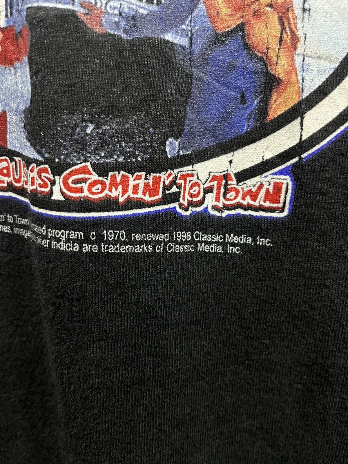 Vintage Public Enemy SantaClaus is Comin To Town Movie Tee 1998s Size US L / EU 52-54 / 3 - 3 Thumbnail