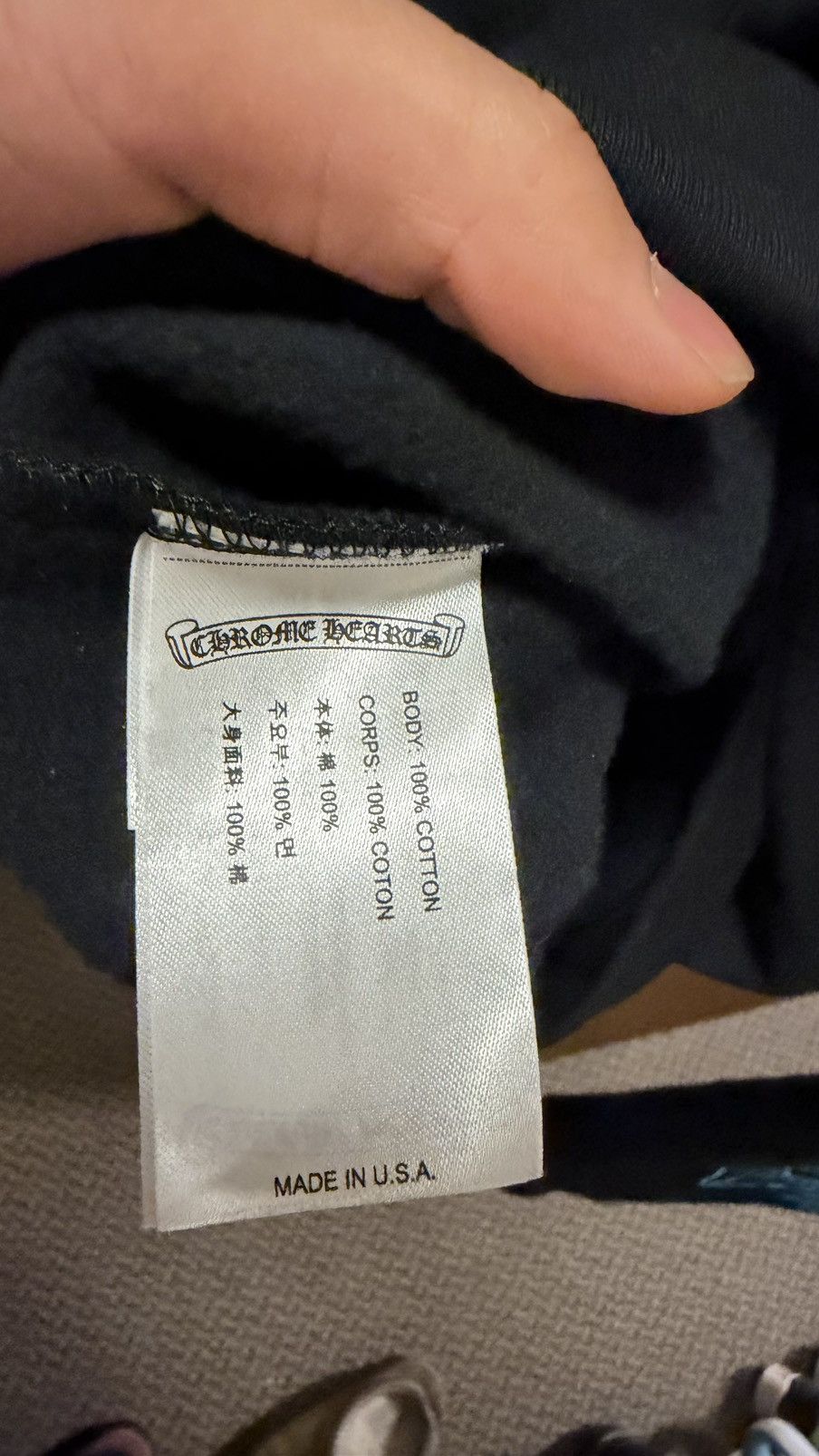 Chrome Hearts Chrome Hearts Blue Glitter Friends and Family Hoodie Size US S / EU 44-46 / 1 - 7 Thumbnail