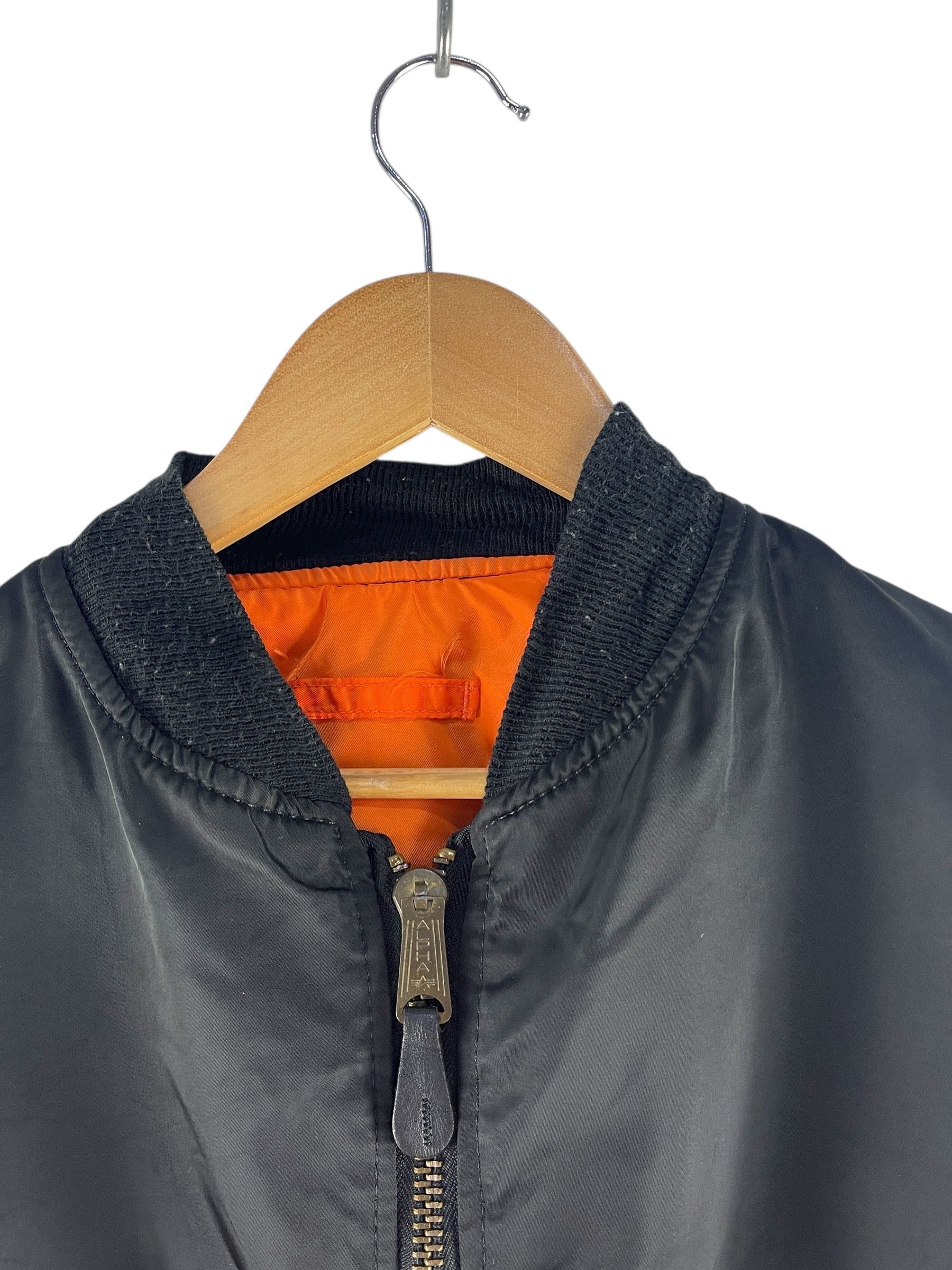 Alpha Industries Vintage Alpha MA-1 Military Style Flight Jacket Size US L / EU 52-54 / 3 - 8 Thumbnail