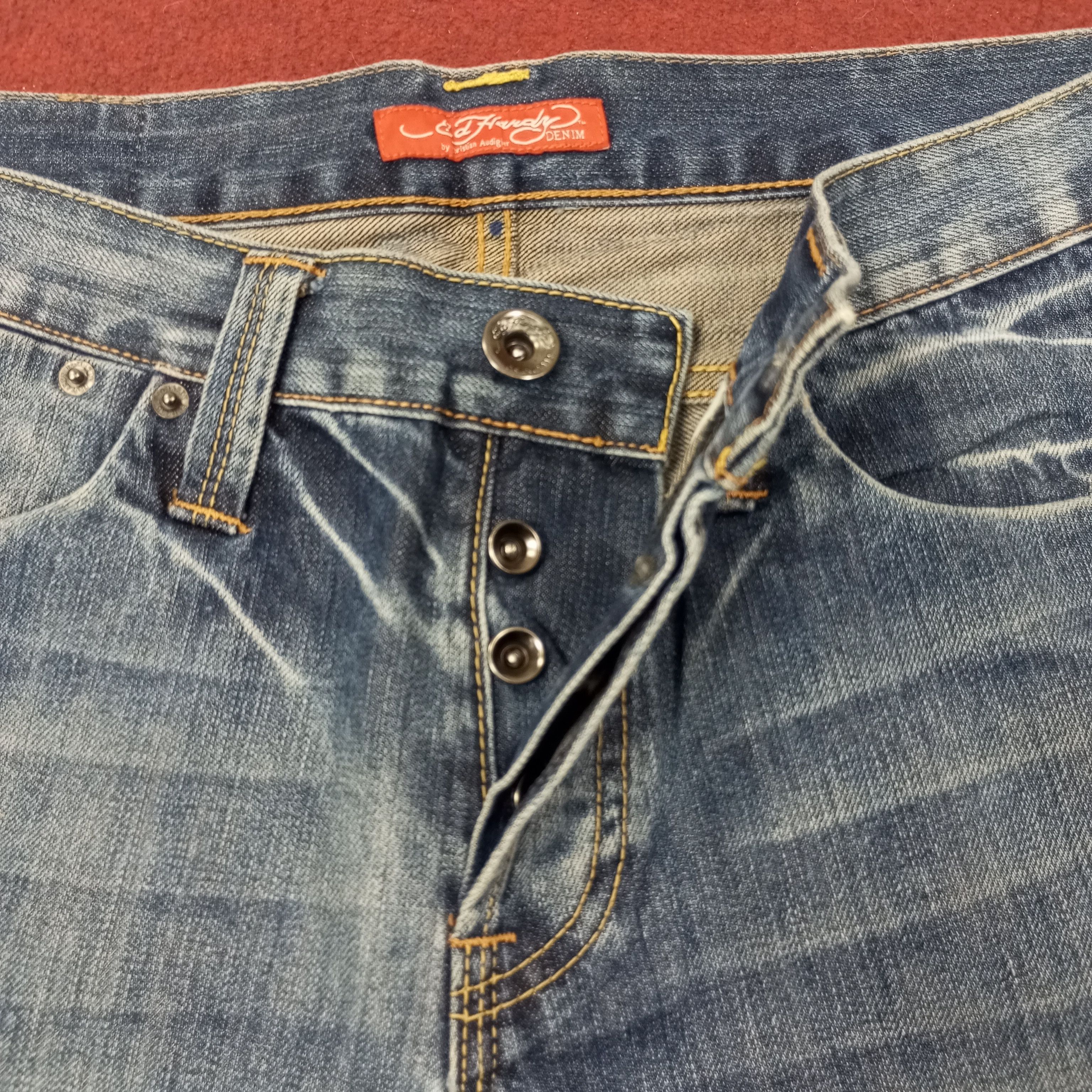 Ed Hardy Ed Hardy by Christian Audigier Custom Art Jeans c228n2 Size US 32 / EU 48 - 12 Thumbnail
