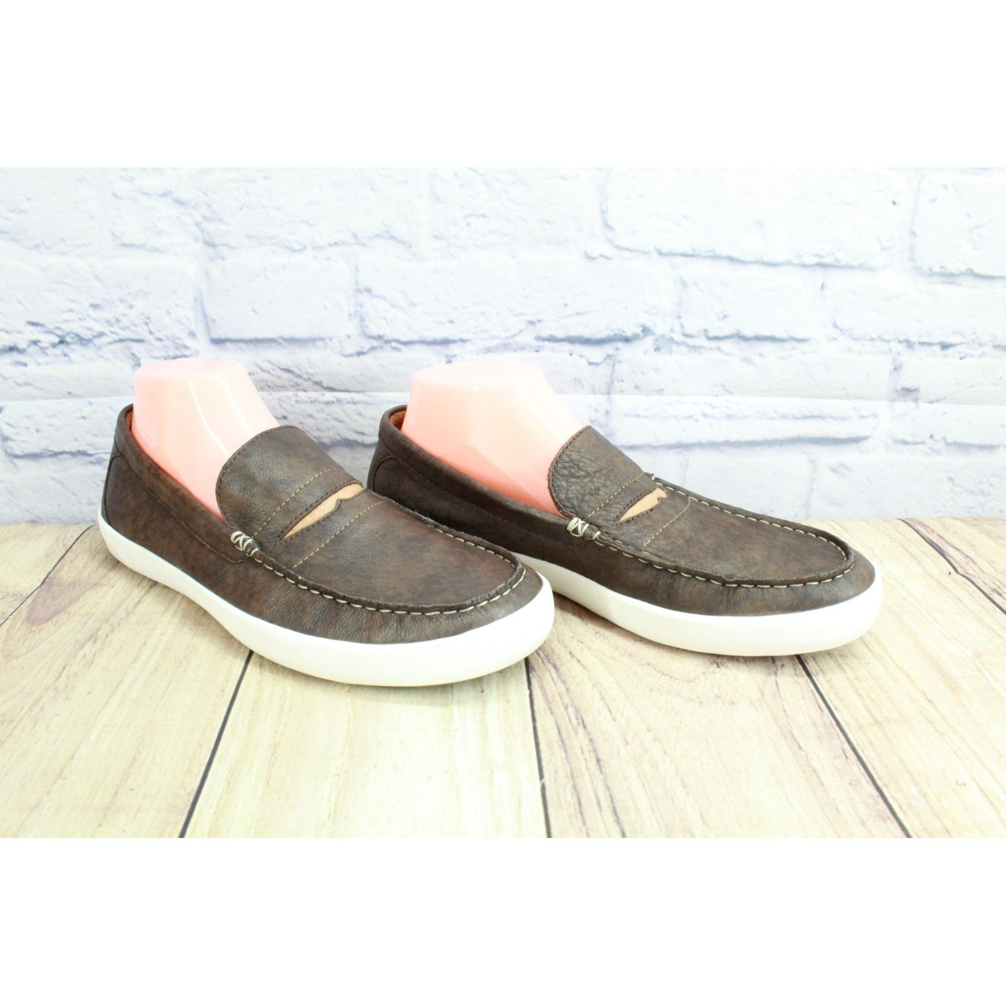 Leather LL Bean Mountainville Men's Slip On Penny Loafer Shoes Size US 9 / EU 42 - 3 Thumbnail
