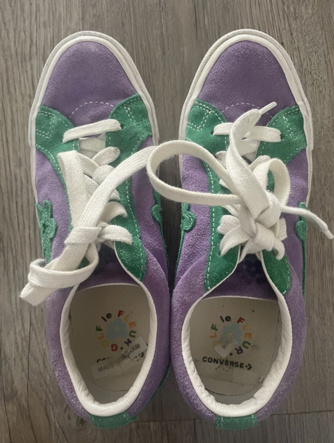 Converse × Golf le Fleur Converse One Star Golf le Fleur Purple Green Size US 5 / EU 37 - 6 Thumbnail