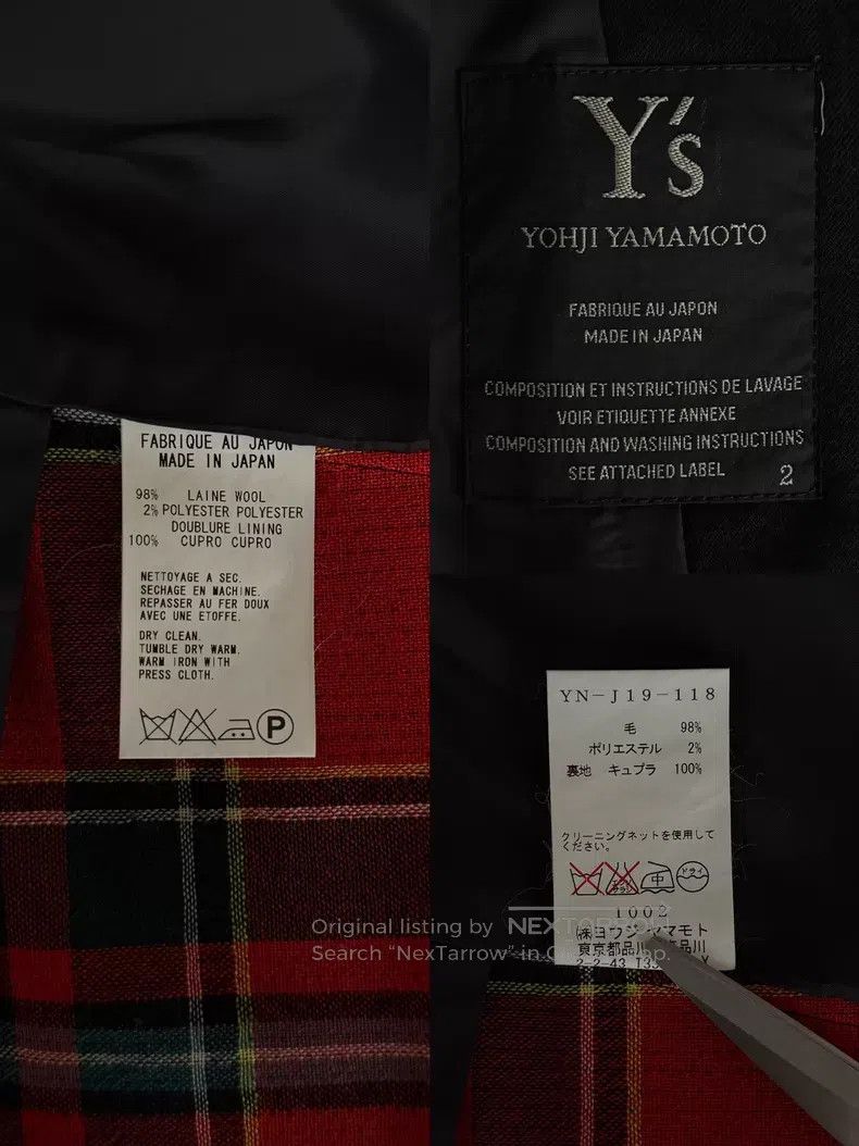 Yohji Yamamoto Yohji Yamamoto 05AW Wool Blazer jacket Size US M / EU 48-50 / 2 - 7 Thumbnail