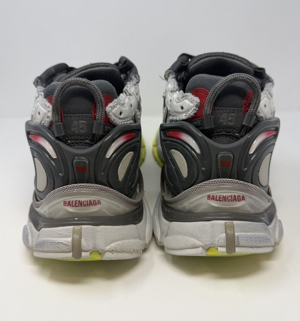 Balenciaga Balenciaga Runner Sneaker Red/Yellow Size US 12 / EU 45 - 5 Thumbnail
