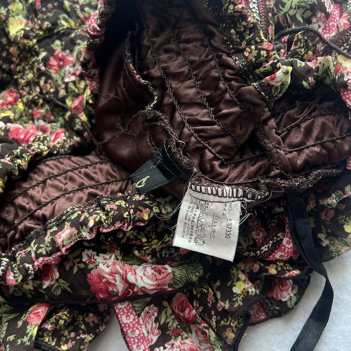 Japanese Brand Dosch Mini Flower Skirt Size 24" / US 00 / IT 34 - 5 Thumbnail