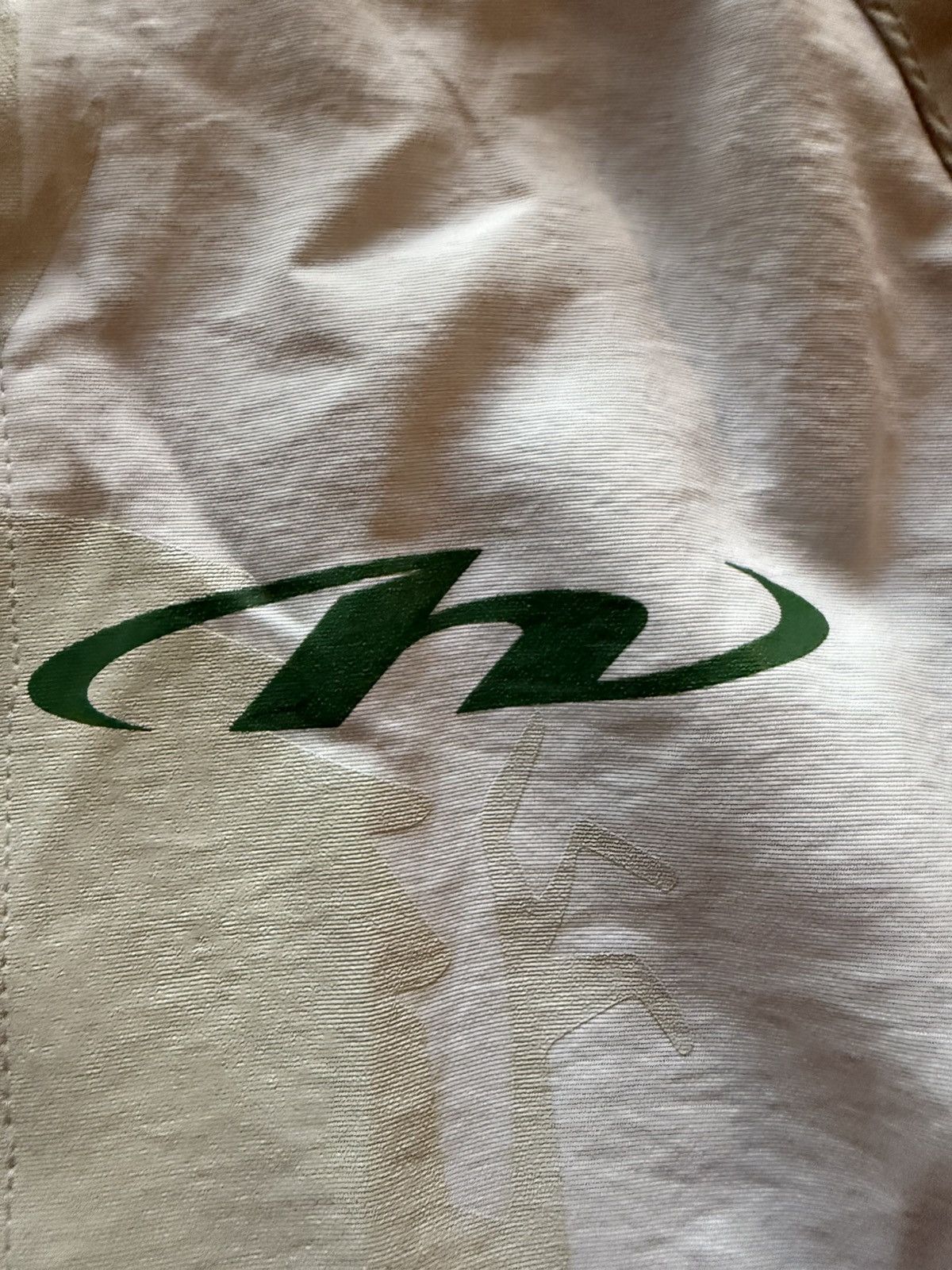 HIDDEN HIDDEN.NY Nylon Jacket White Green Past Present Future - L Size US L / EU 52-54 / 3 - 2 Thumbnail