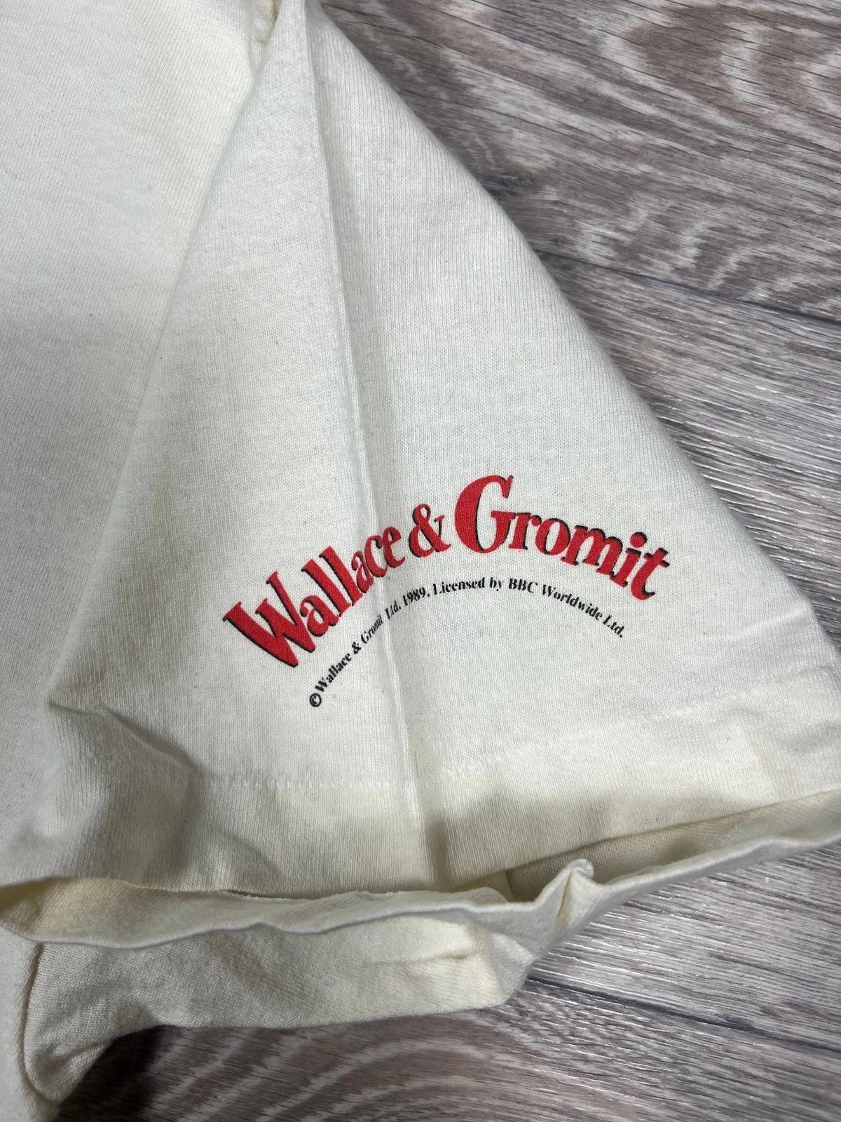 Vintage Wallace and Gromit 1989 Officially Licensed Shirt Size US XL / EU 56 / 4 - 6 Thumbnail