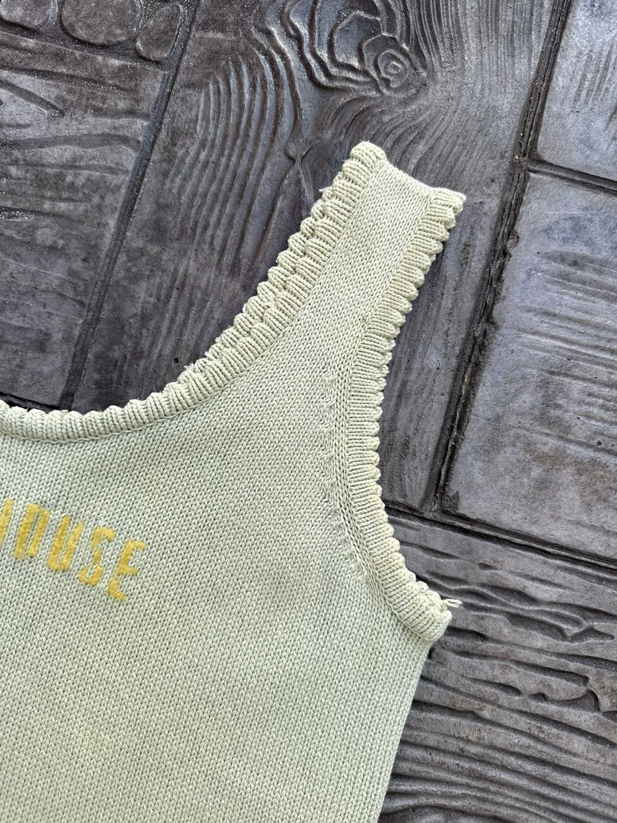 Pink House Vintage Rare PINK HOUSE Knitted Tank Top Back Button Size M / US 6-8 / IT 42-44 - 3 Thumbnail