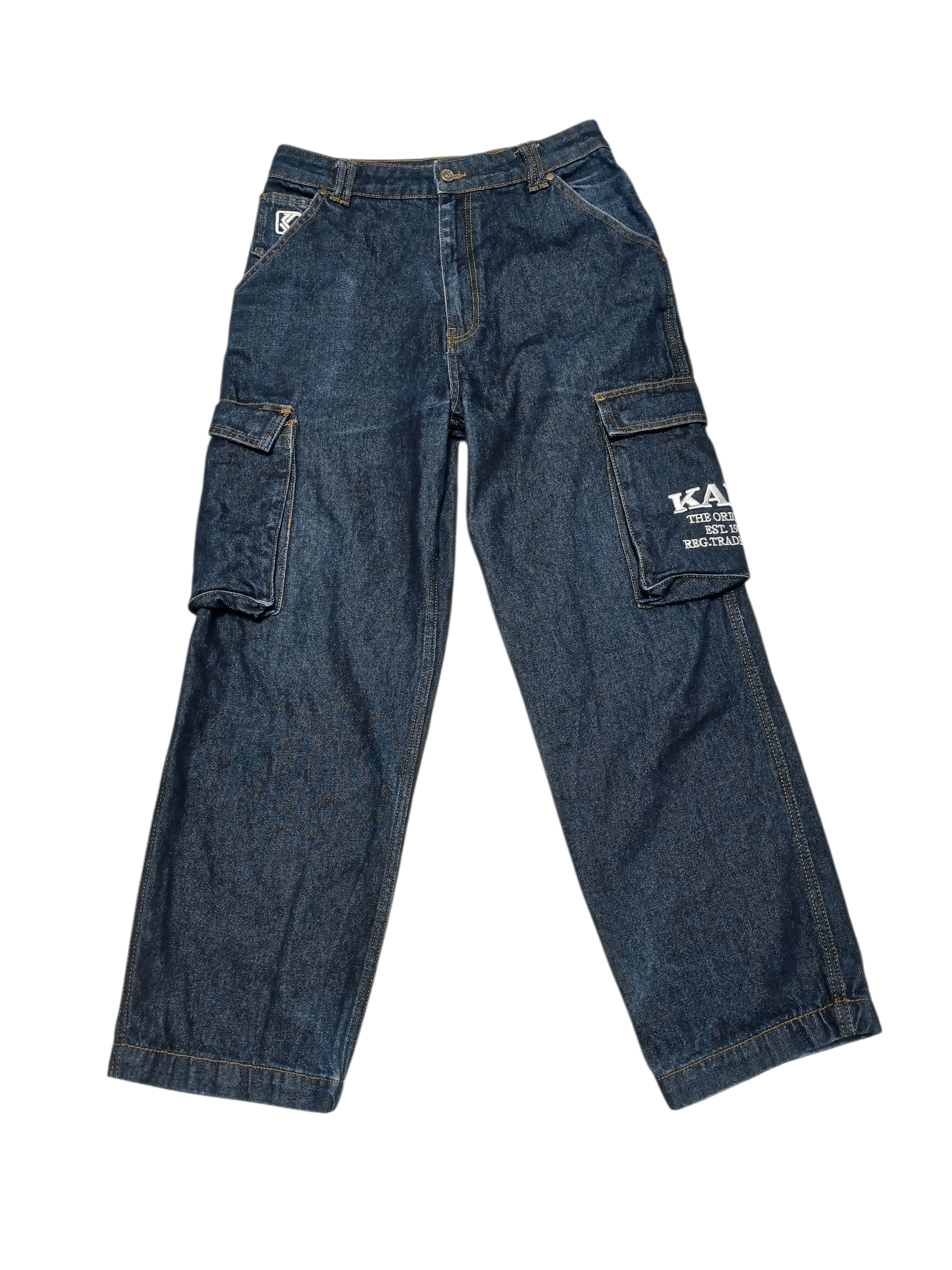 Karl Kani KARL KANI SK8 CARGO MULTIPOCKET JEANS BIGLOGO Size US 32 / EU 48 - 3 Thumbnail
