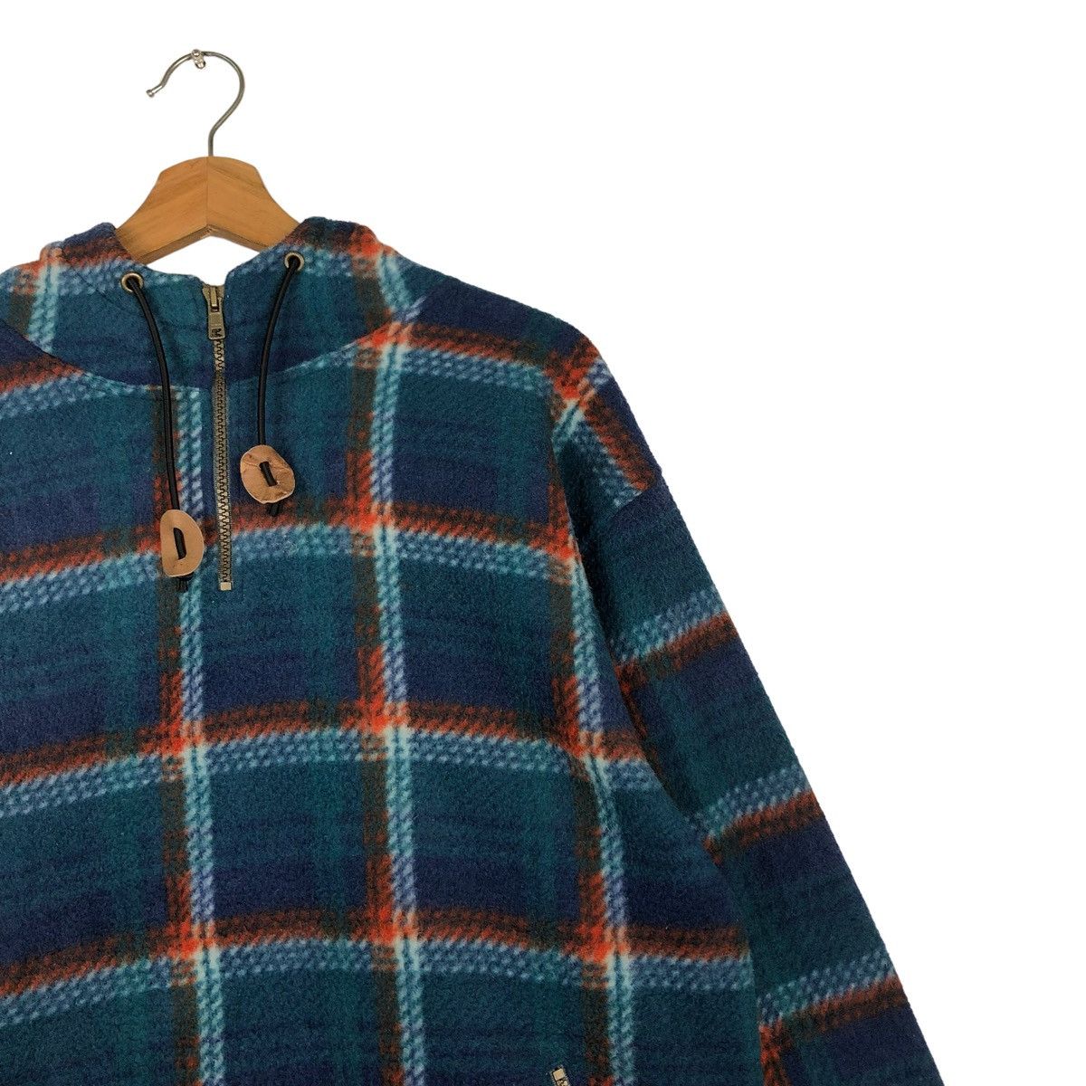 Hysteric Glamour 🔥VINTAGE FLEECE TARTAN DESIGN PULL OVER JACKET PEAKABOO Size US M / EU 48-50 / 2 - 4 Thumbnail
