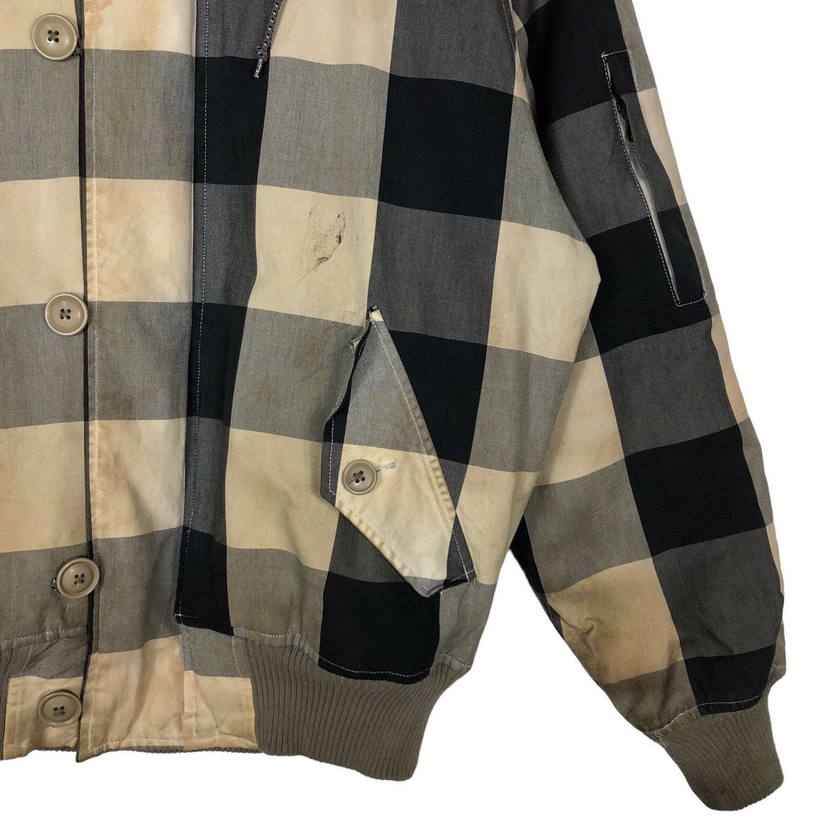 Woolrich Woolen Mills 🔥90’s Bomber Jacket Tartan Design Woolrich Mink Fur Hoodie Size US M / EU 48-50 / 2 - 4 Thumbnail