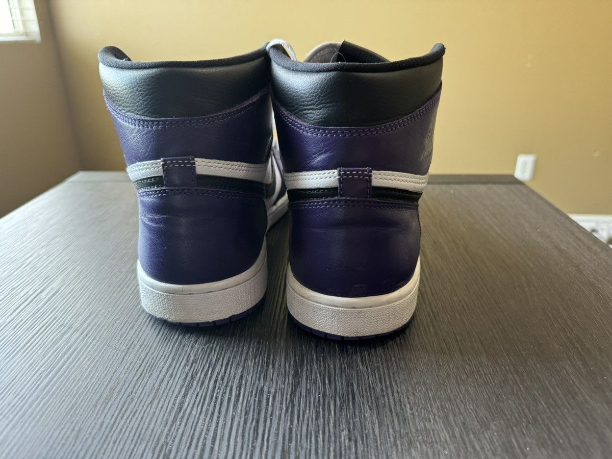 Jordan Brand × Nike Jordan 1 Court Purple Size US 11 / EU 44 - 4 Thumbnail