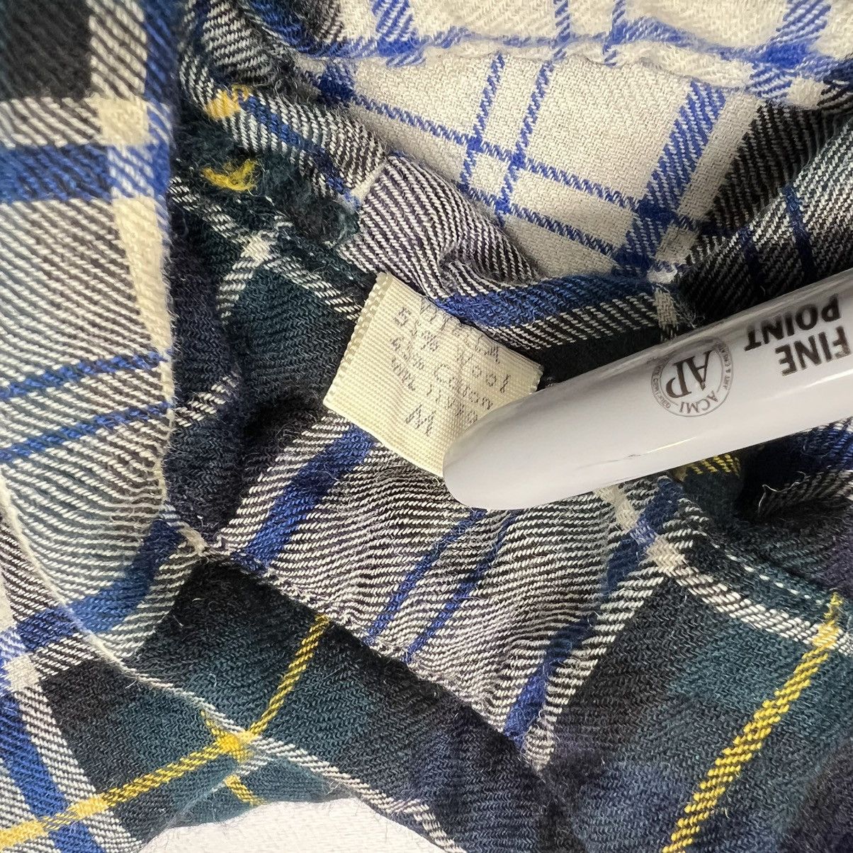 Vintage × Viyella VTG Viyella Flannel Shirt Blue Plaid Button Up Wool Scotland Size US M / EU 48-50 / 2 - 14 Thumbnail