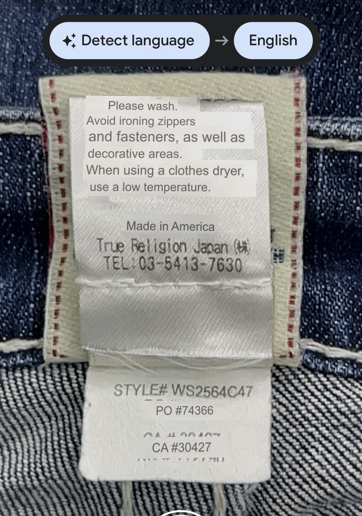Swarovski 🔥VTG TRUE RELIGION BECKY x SWAROVSKI GEMSTONE Stretch FLARE Size 28" / US 6 / IT 42 - 17 Thumbnail