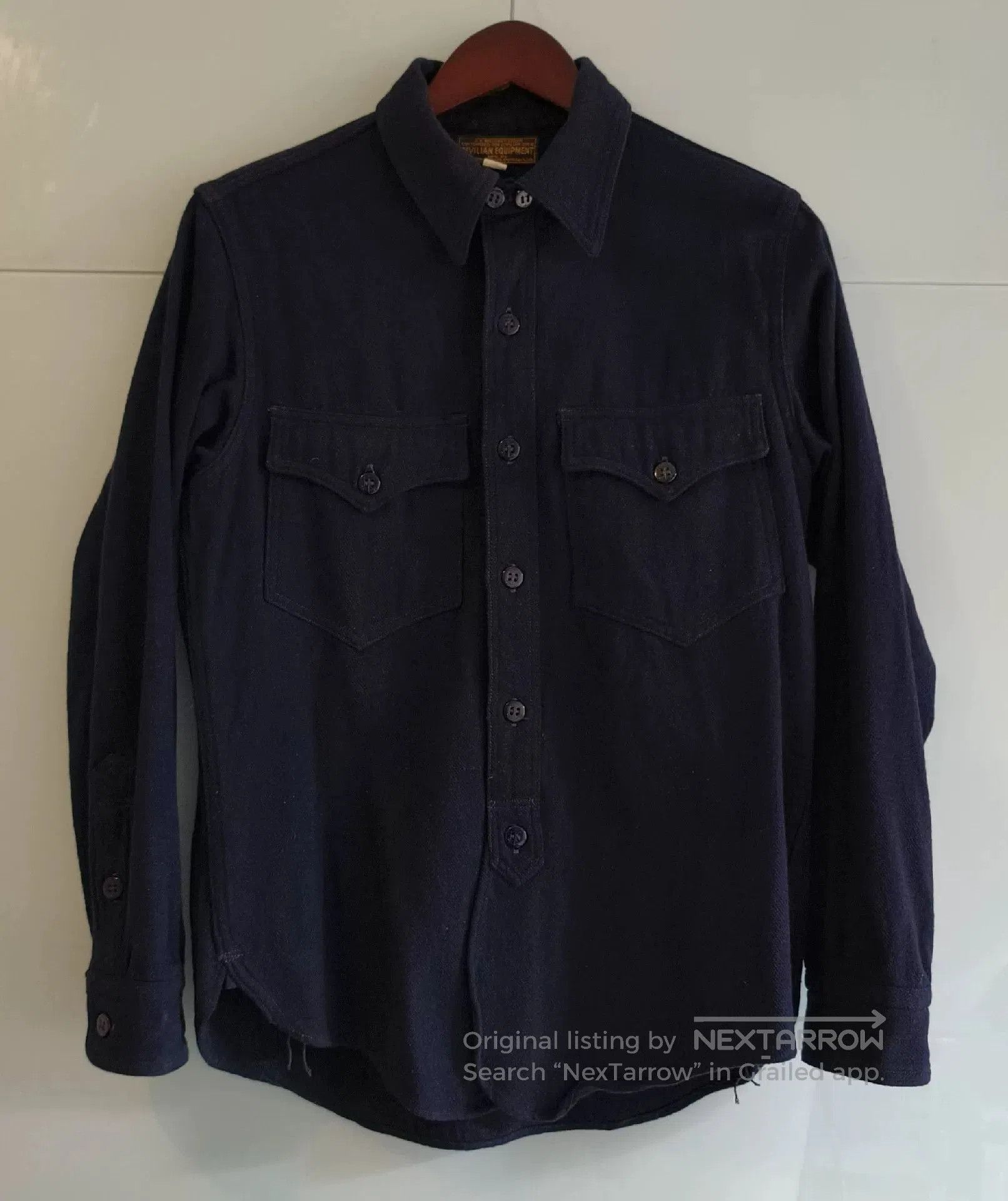 Freewheelers US Navy Officer Wool Shirt. Size US XS / EU 42 / 0 - 2 Thumbnail
