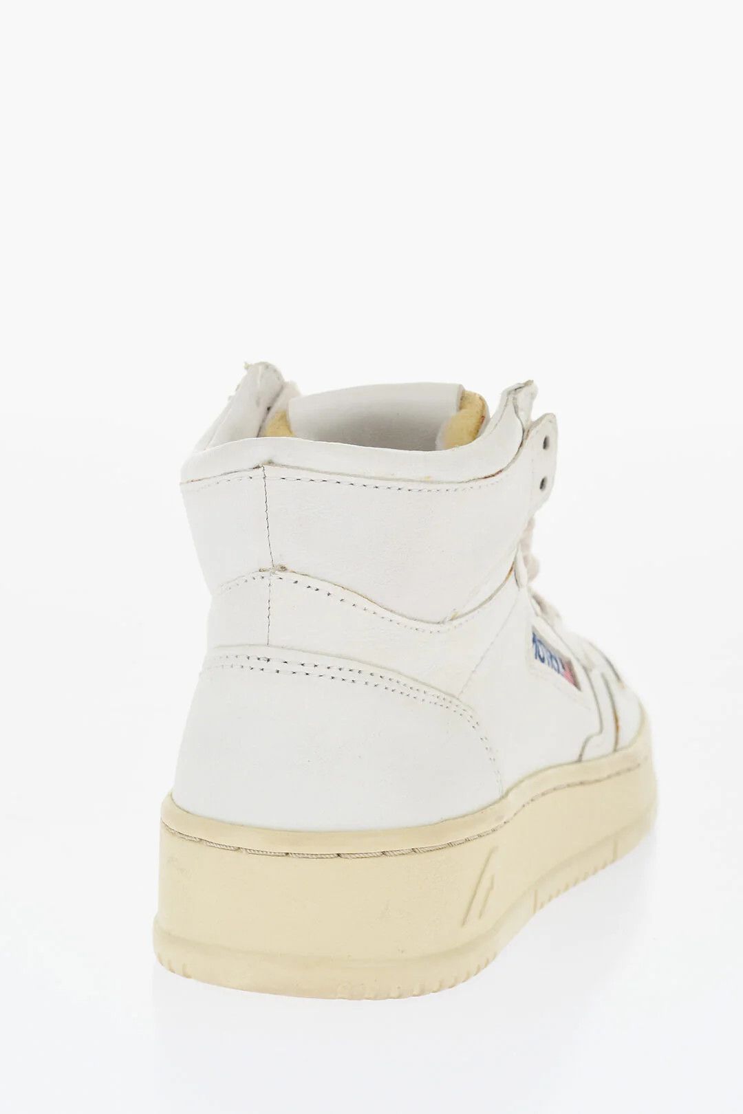 AUTRY og1mm0426 Leather Hi-Top Sneakers in White Size US 5 / IT 35 - 2 Thumbnail