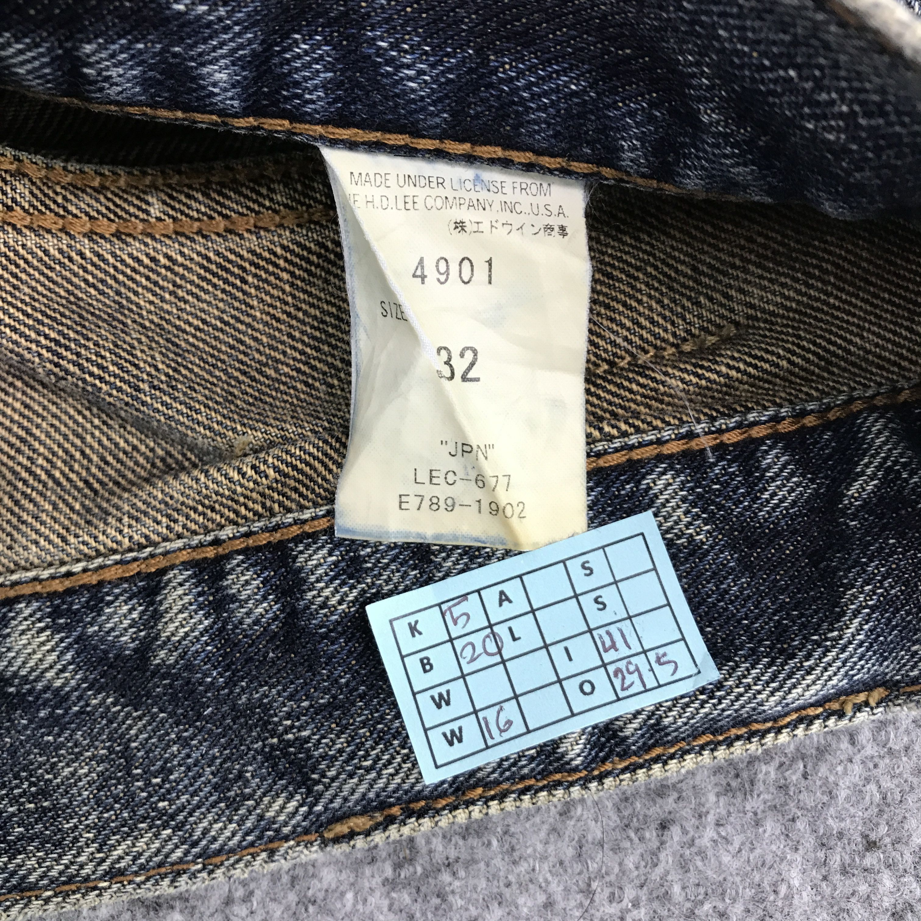 Japanese Brand × Lee FLARE LEE JAPAN BOOTCUT DISTRESSED DENIM JEANS Size US 32 / EU 48 - 14 Thumbnail