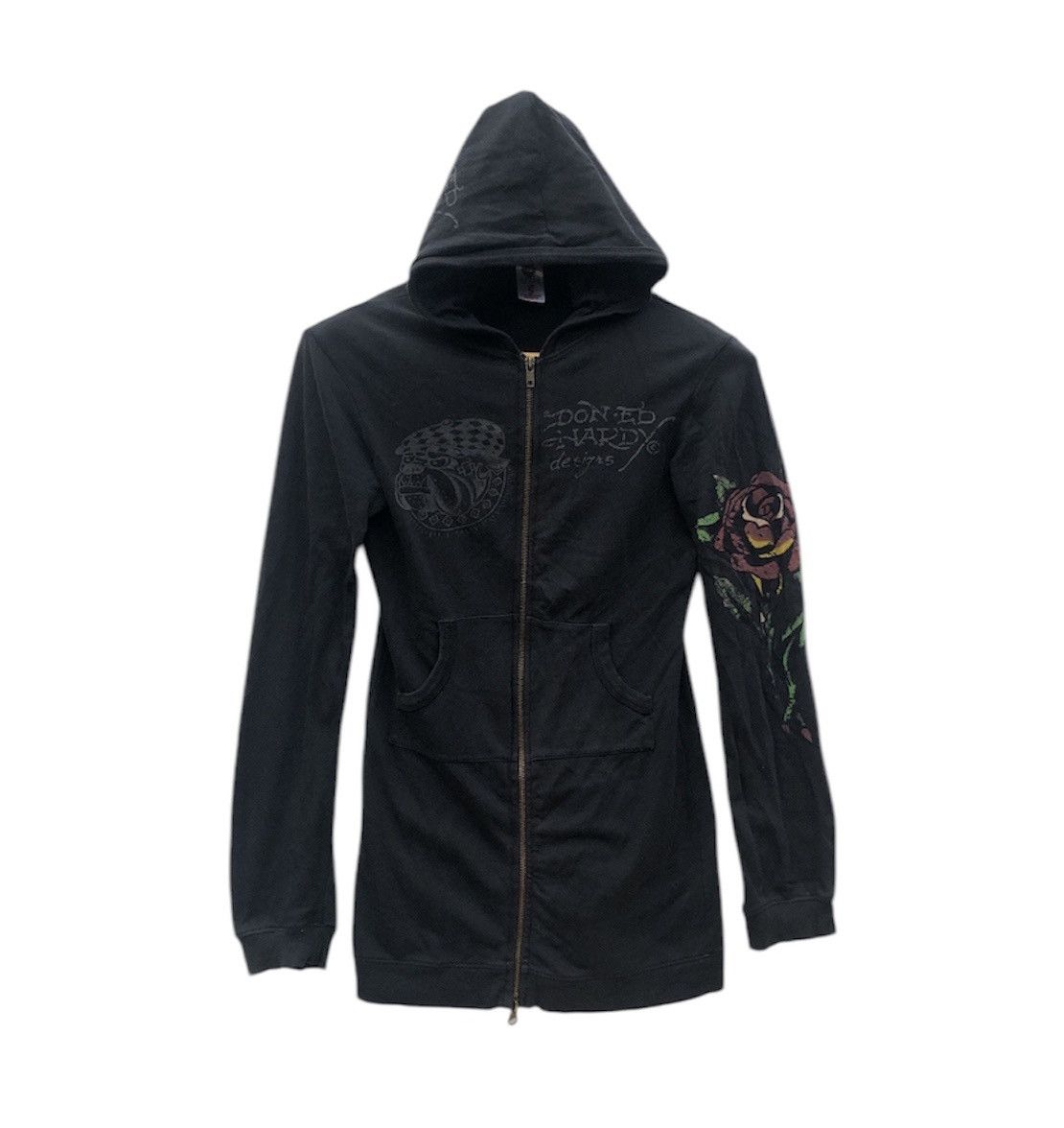 Ed Hardy DON ED HARDY Women Zipper Hoodie #1975/12 Size S / US 4 / IT 40 - 3 Thumbnail