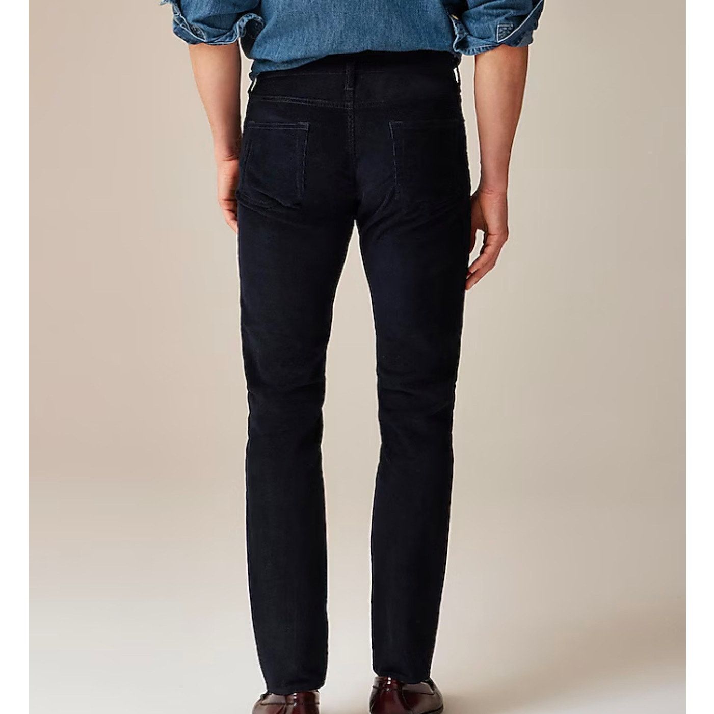 J.Crew NWOT J.Crew 484 Slim Fit Pant In Corduroy Navy Size 31x31 Size US 31 - 2 Thumbnail