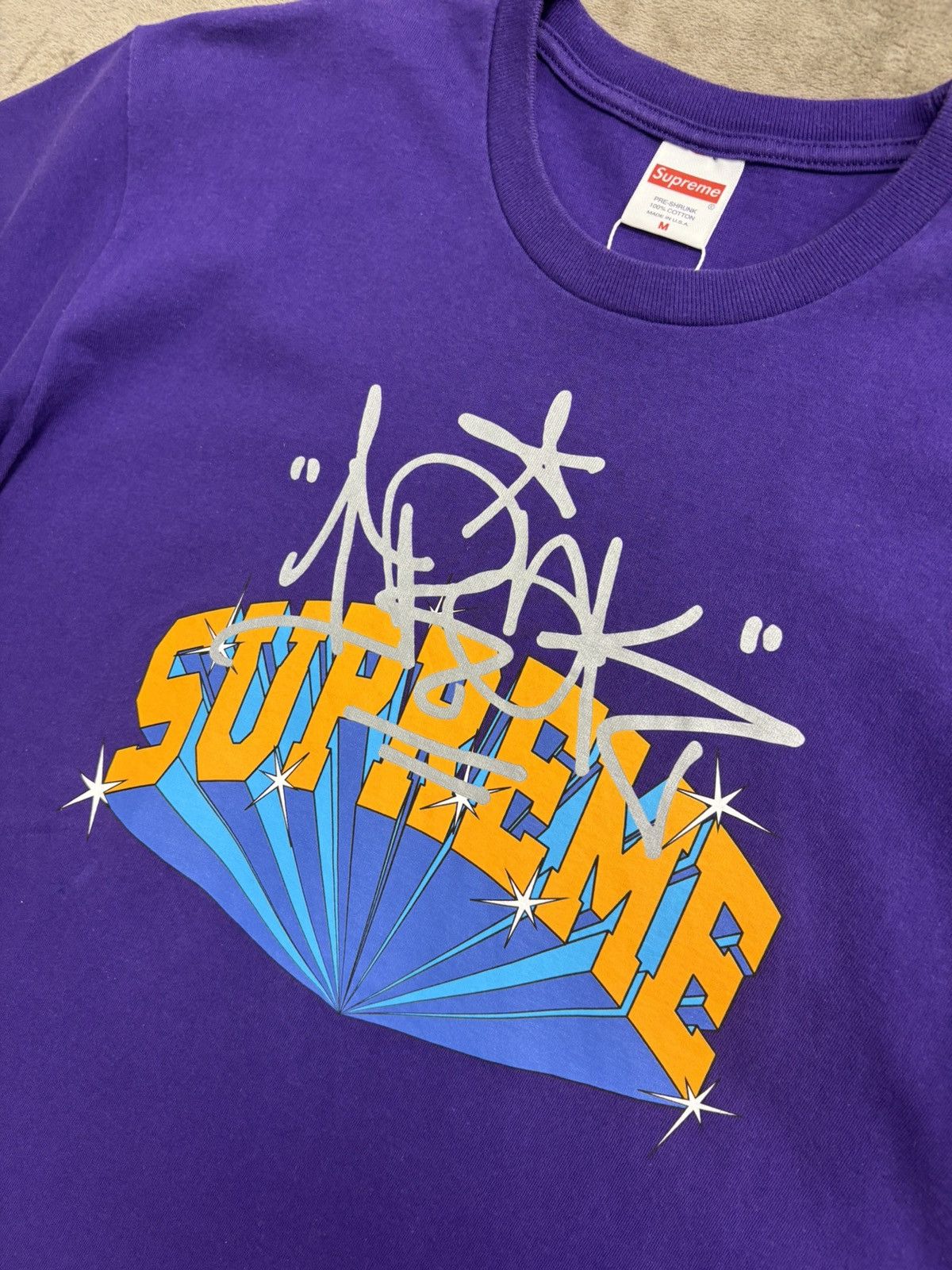 IRAK × Supreme Supreme x IRAK Arc Tee purple Size M Size US M / EU 48-50 / 2 - 3 Thumbnail