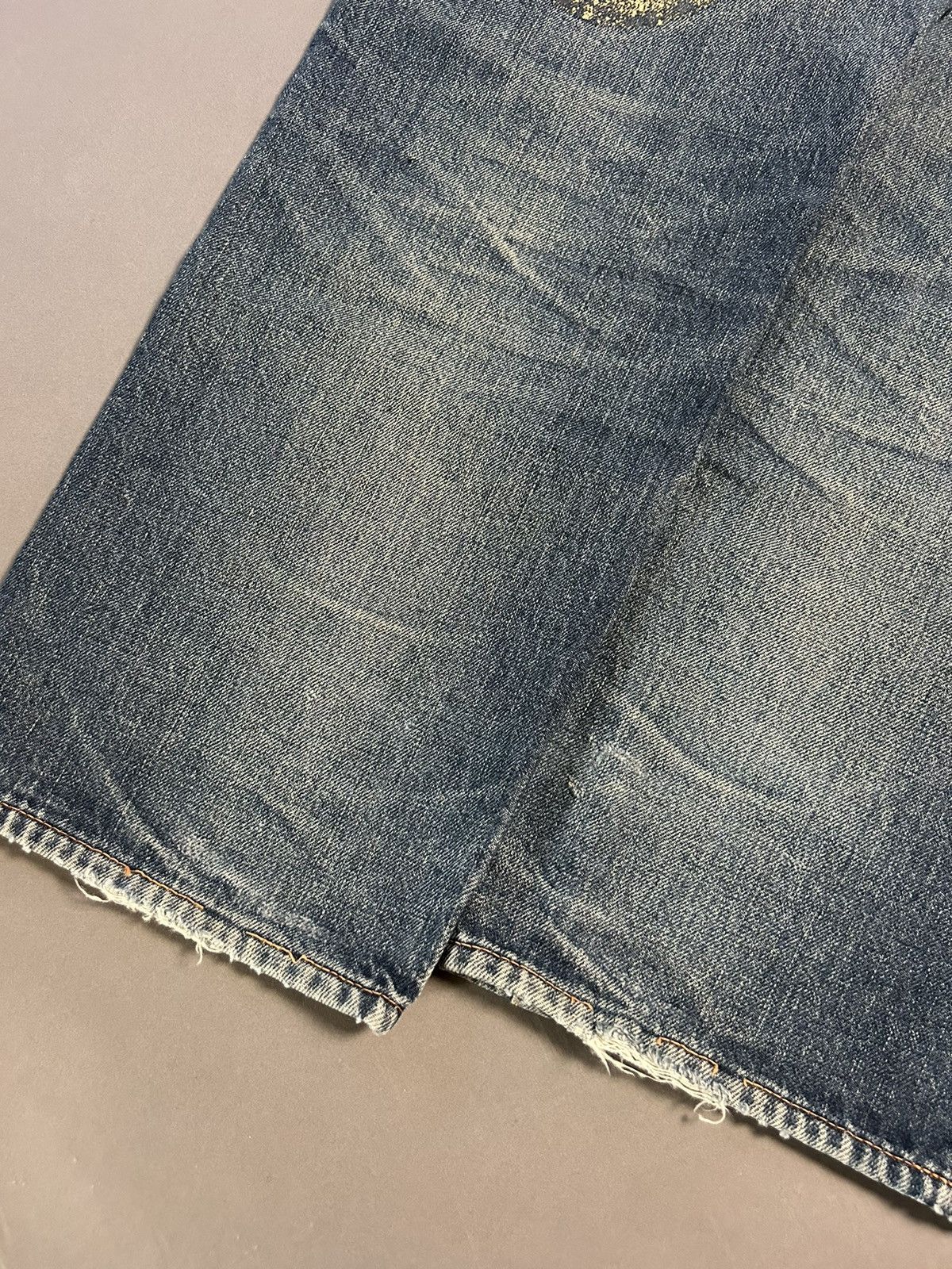Evisu Evisu jeans white daicock big logo blue selvedge denim Size US 30 / EU 46 - 4 Thumbnail