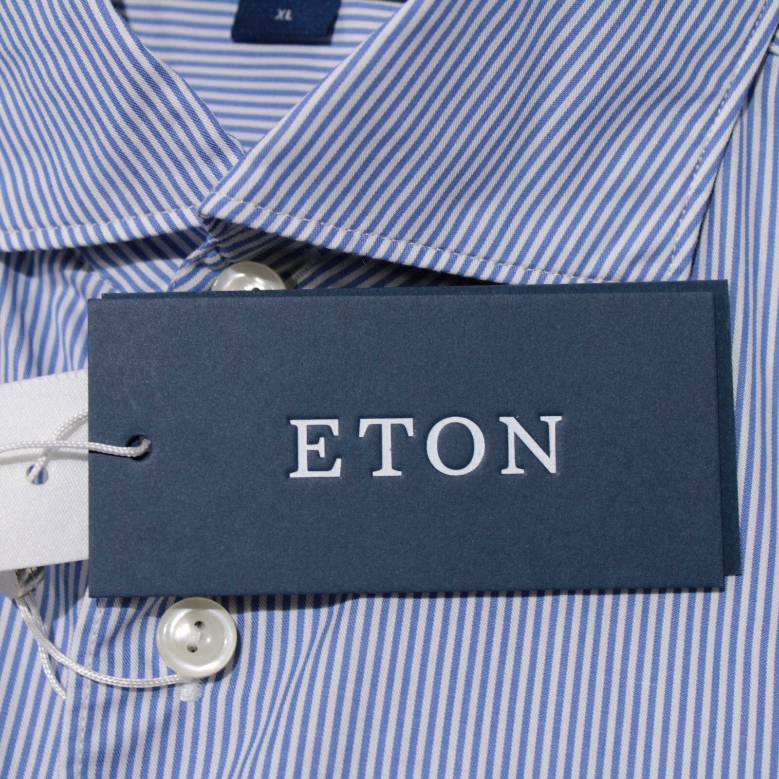 Eton Eton New with tags Shirt Size XL US In Blue Size US XL / EU 56 / 4 - 2 Thumbnail