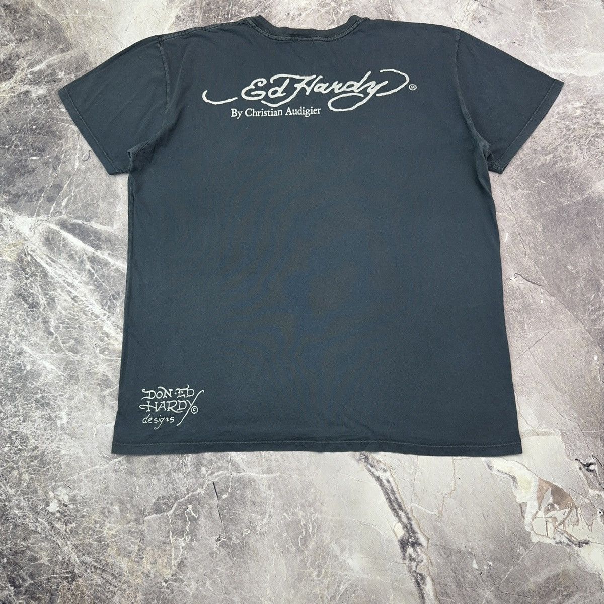 Christian Audigier × Ed Hardy Vintage Ed Hardy T shirt Pantera Roses Christian Audigier XL Size US XL / EU 56 / 4 - 9 Thumbnail
