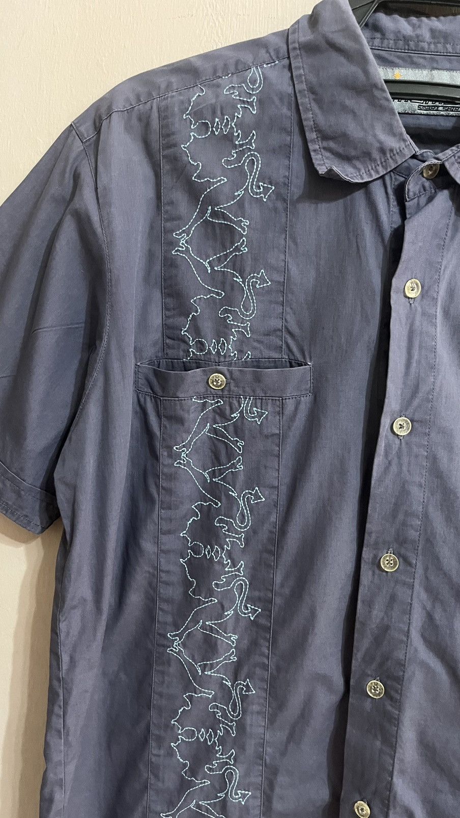 Mambo Vintage Mambo Naked Devil Embroidered Smart Shirt Size US M / EU 48-50 / 2 - 1 Thumbnail