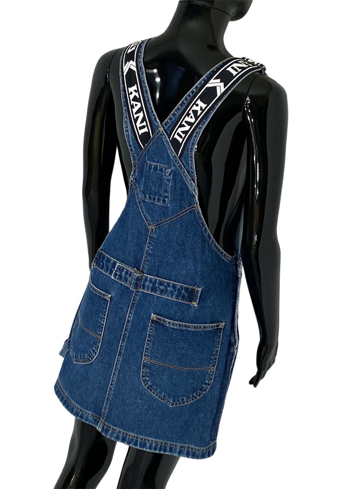 Karl Kani Karl Kani Denim Skirt Overalls Size XS / US 0-2 / IT 36-38 - 11 Thumbnail