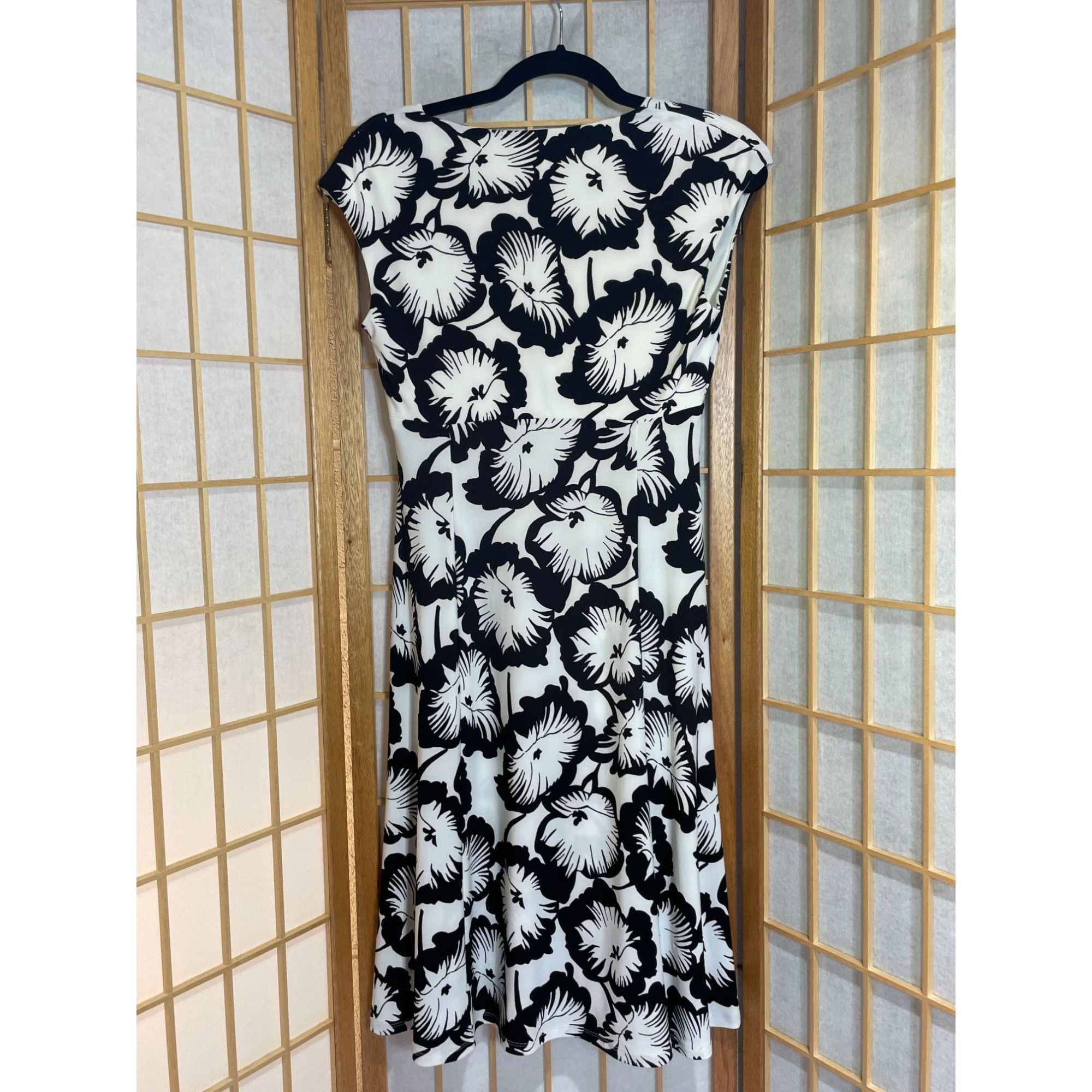 Chaps Chaps Sm Floral Fit & Flare Dress Size S / US 4 / IT 40 - 5 Thumbnail